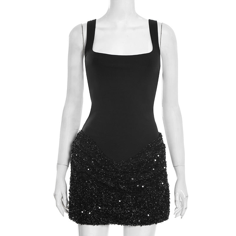 Elegant Sequin Bodycon Dress