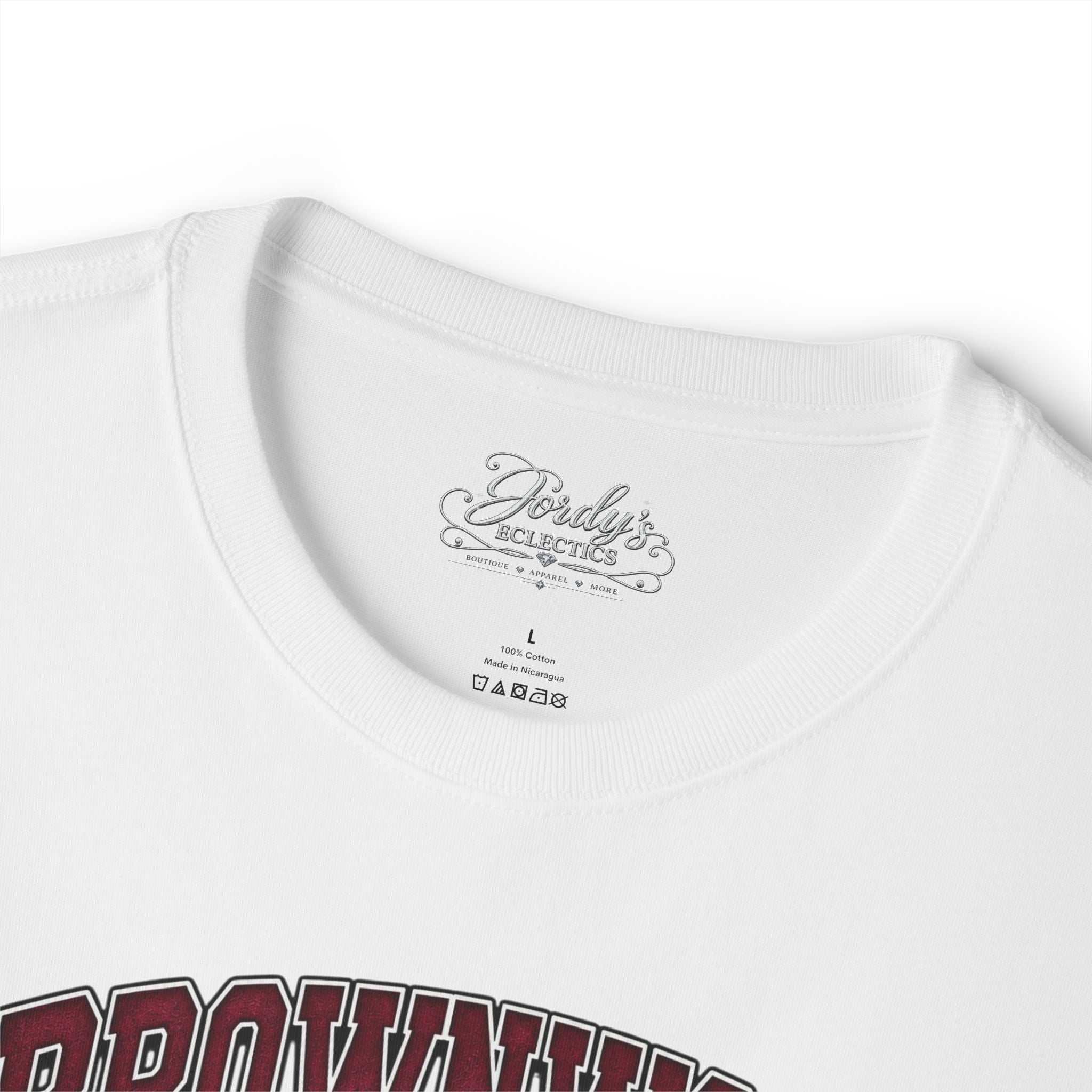 Brownwood Lions Unisex Graphic T-Shirt – Maroon & White