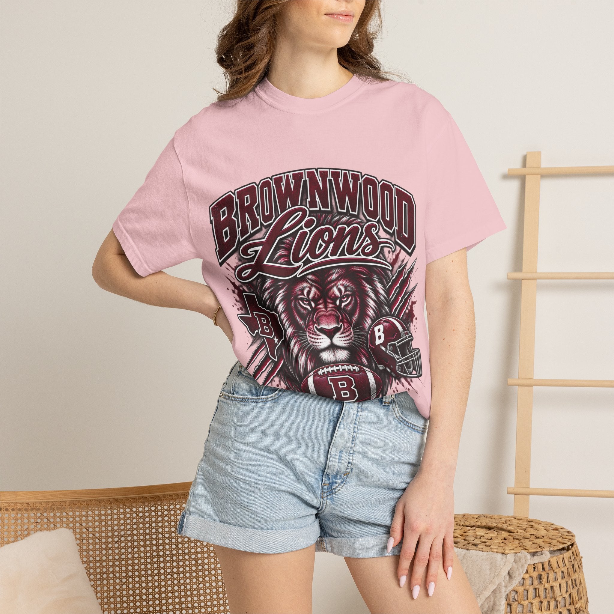 Brownwood Lions T‑Shirt — Football Lion Team Tee