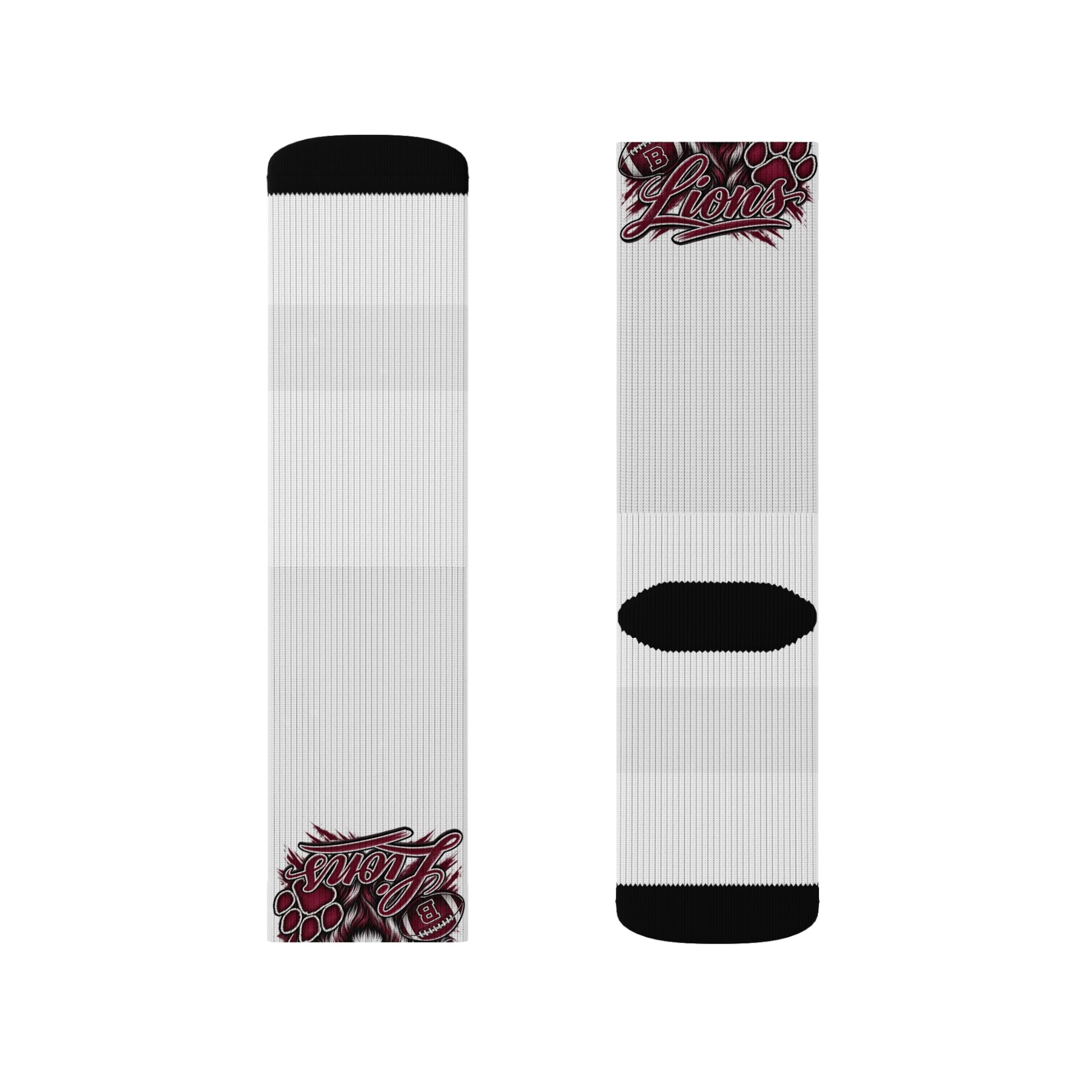 Brownwood Lions Sublimation Socks
