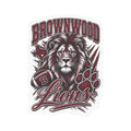 Brownwood Lions Kiss-Cut Vinyl Decals