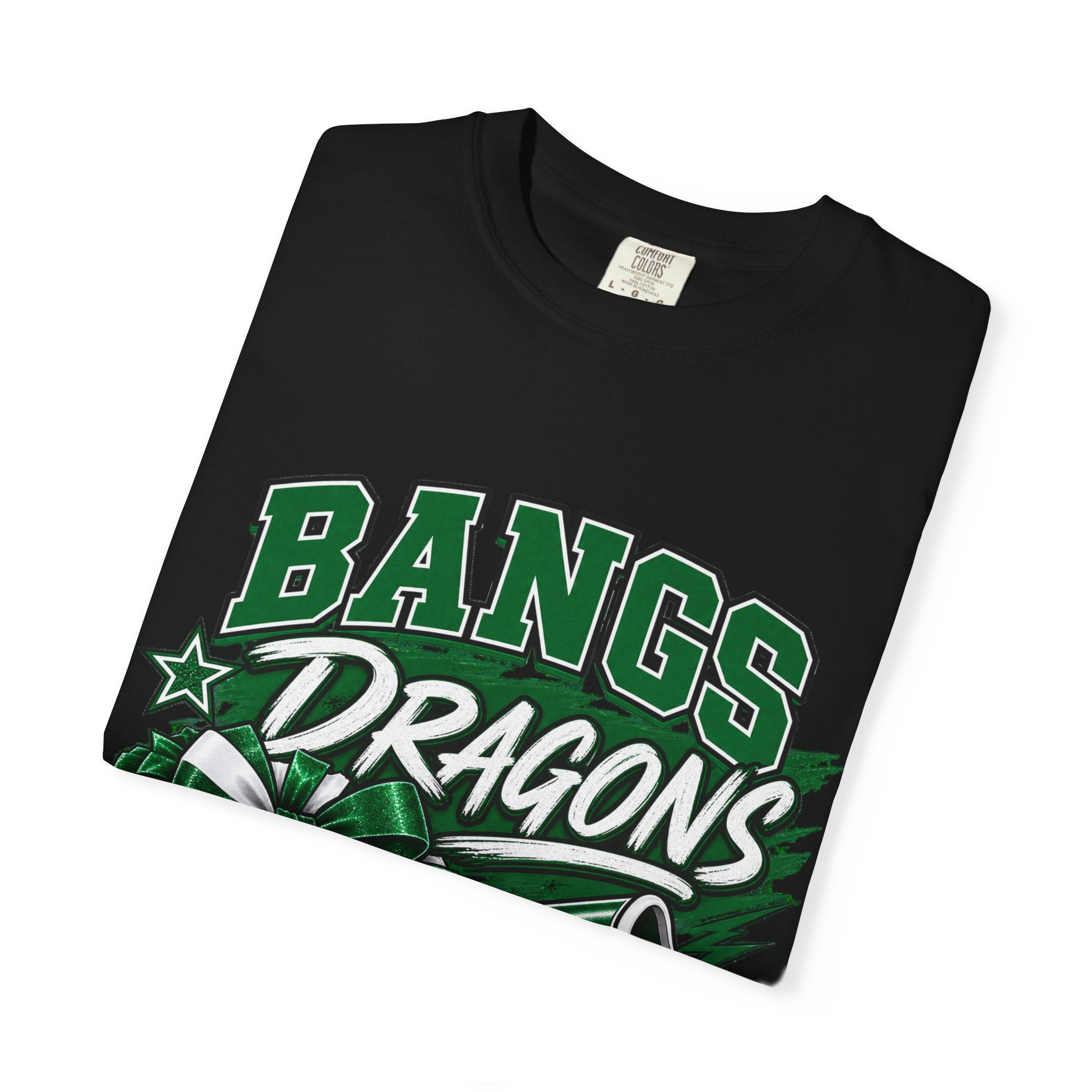 Cheer Squad T‑Shirt — “Bangs Dragons Cheer” Spirit Tee