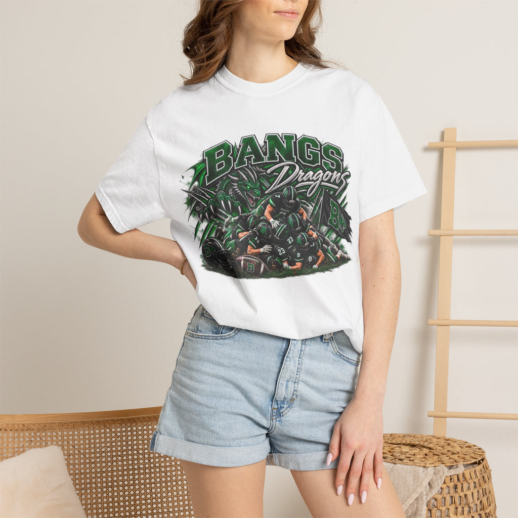 Dragon Team Graphic T-Shirt — “Bangs Dragons” School Spirit Tee