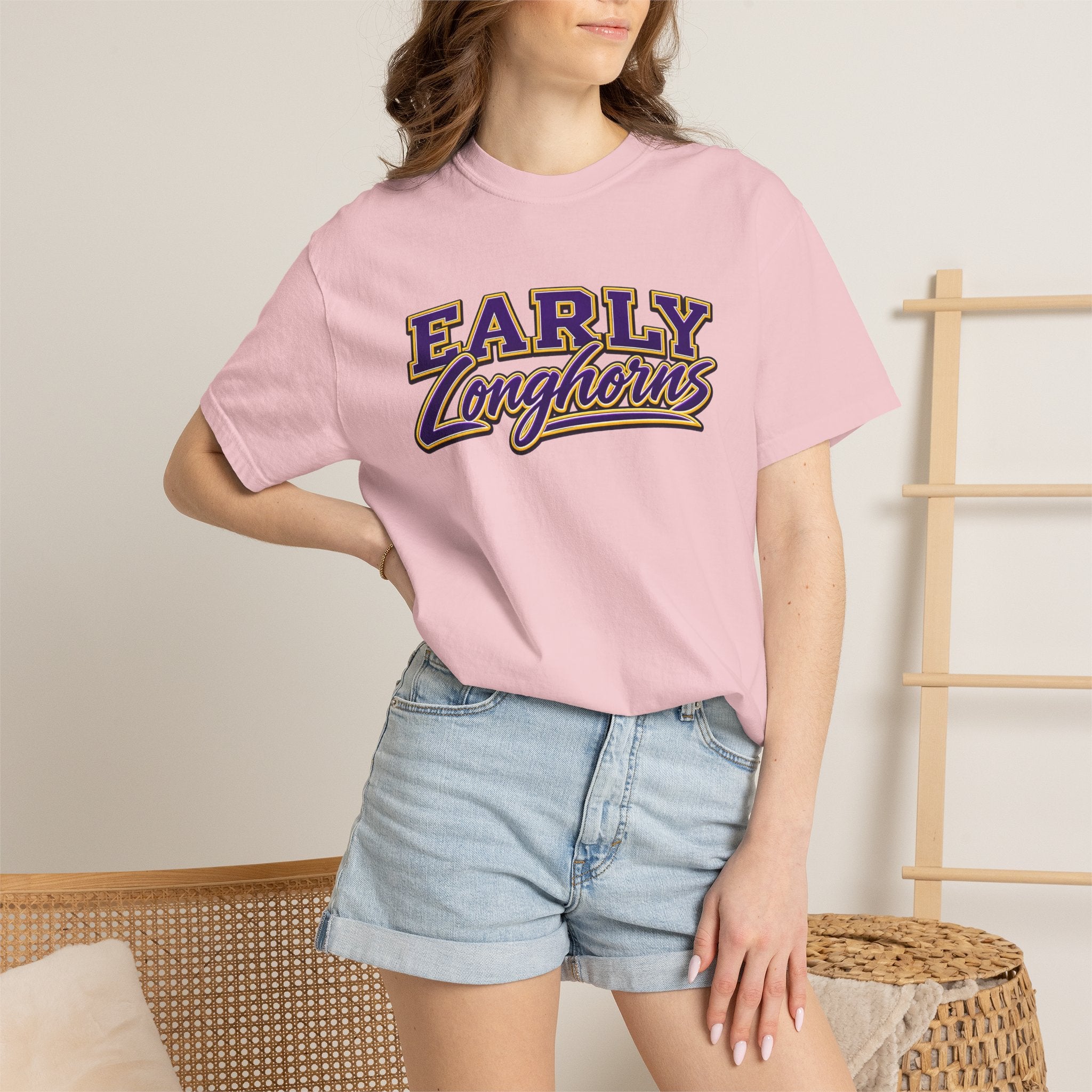 Early Longhorns T-Shirt — Family Football Back Design (EMAIL FOR A DESIGN THAT HAS YOUR NAME AND #)