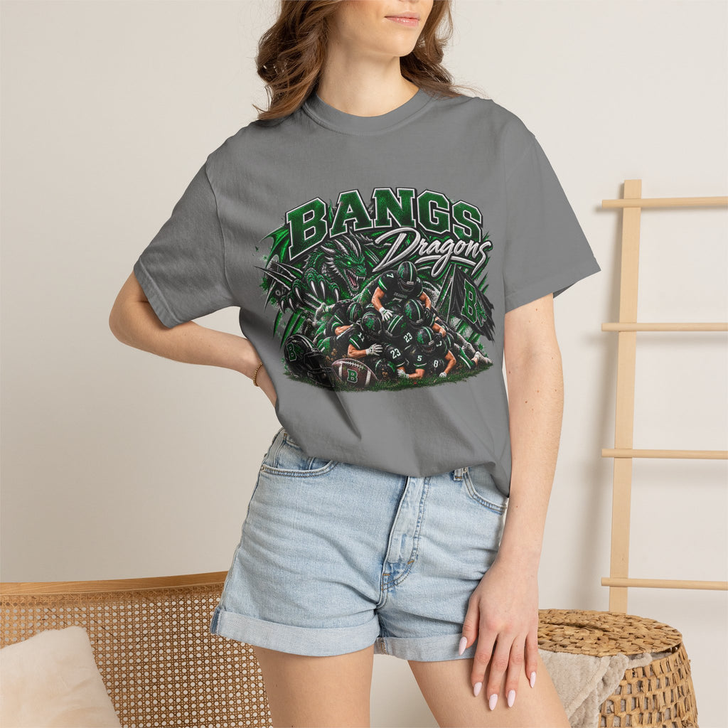 Dragon Team Graphic T-Shirt — “Bangs Dragons” School Spirit Tee