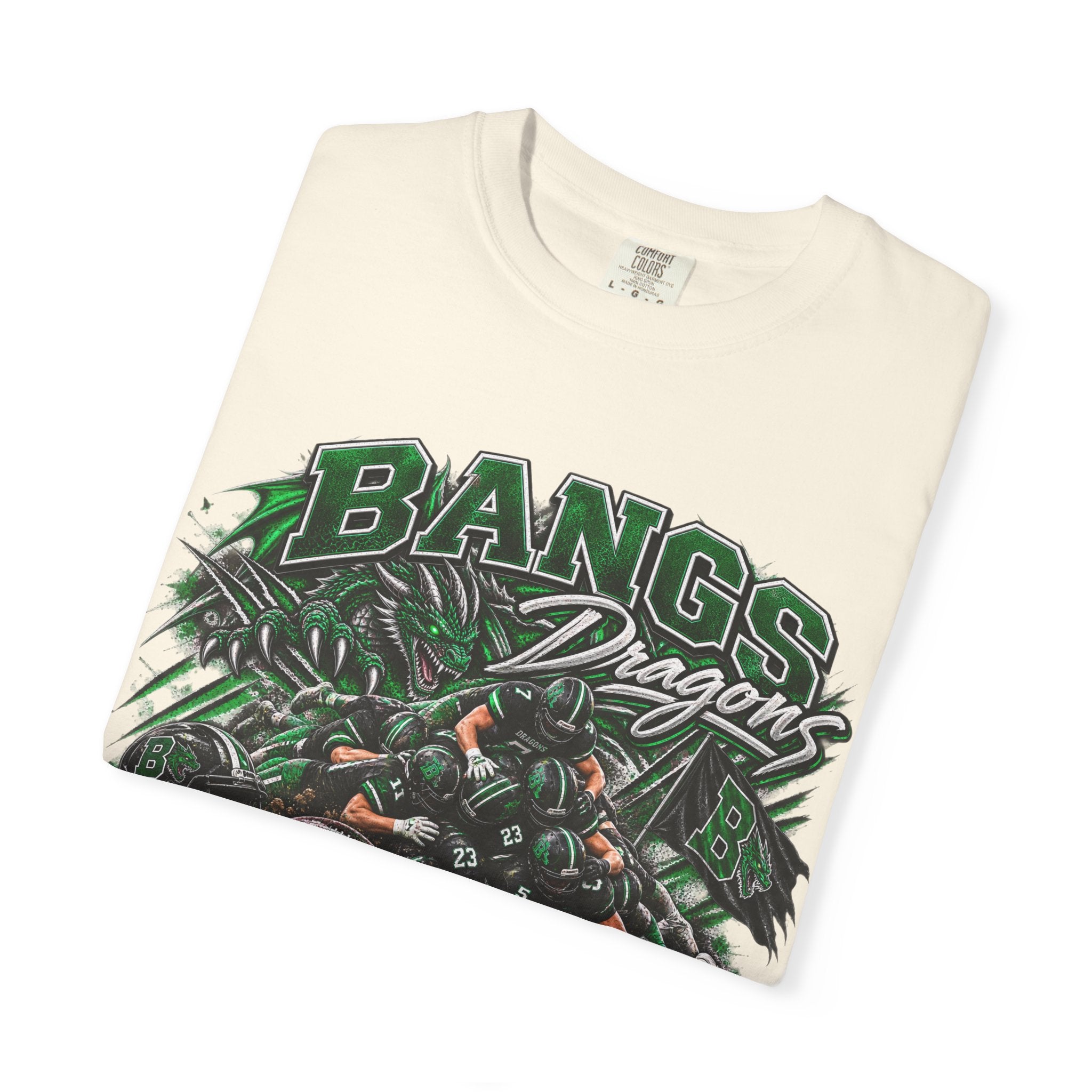 Dragon Team Graphic T-Shirt — “Bangs Dragons” School Spirit Tee