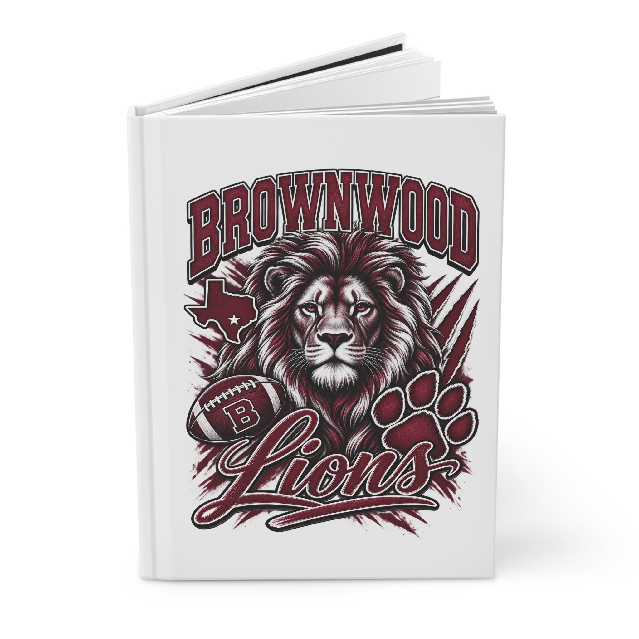 Brownwood Lions Hardcover Journal Matte