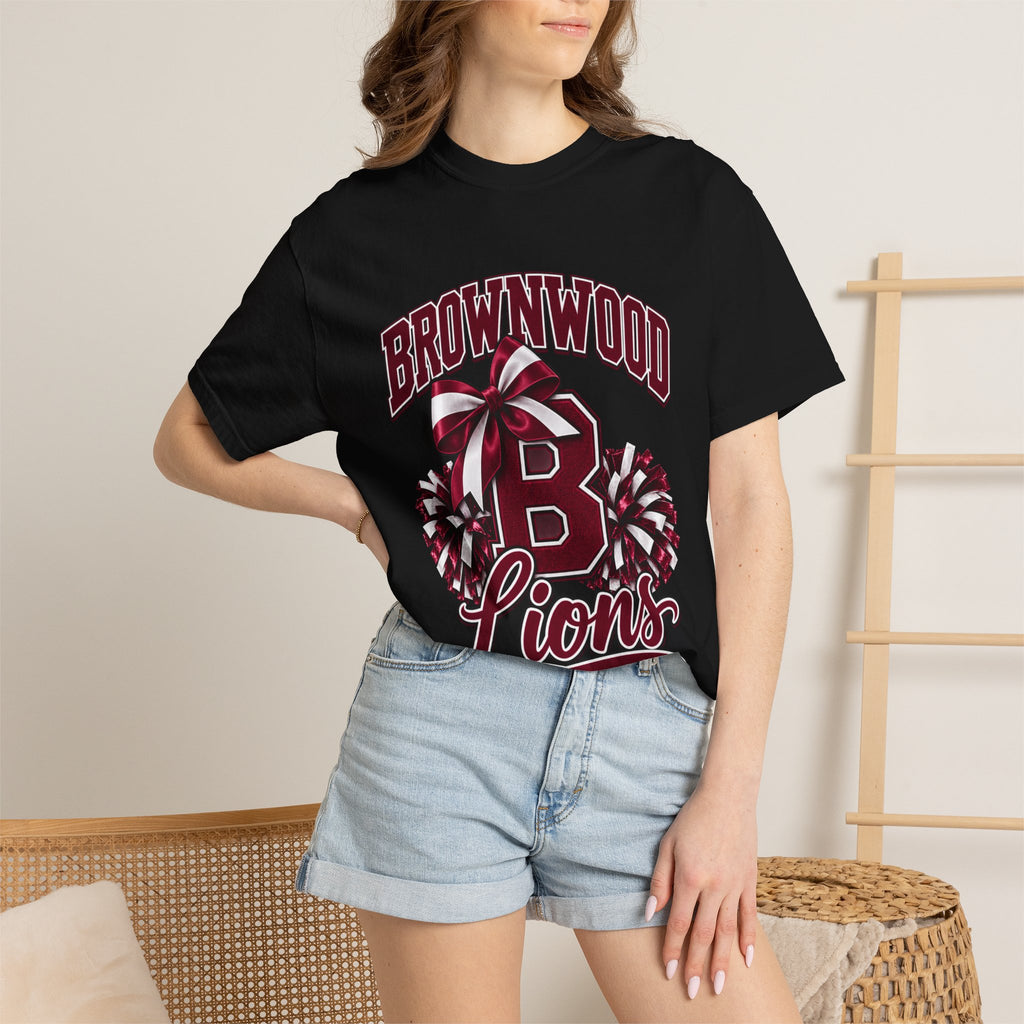 Brownwood Lions Cheer Graphic T-Shirt