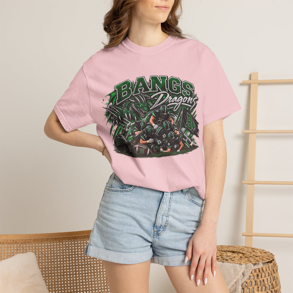 Dragon Team Graphic T-Shirt — “Bangs Dragons” School Spirit Tee