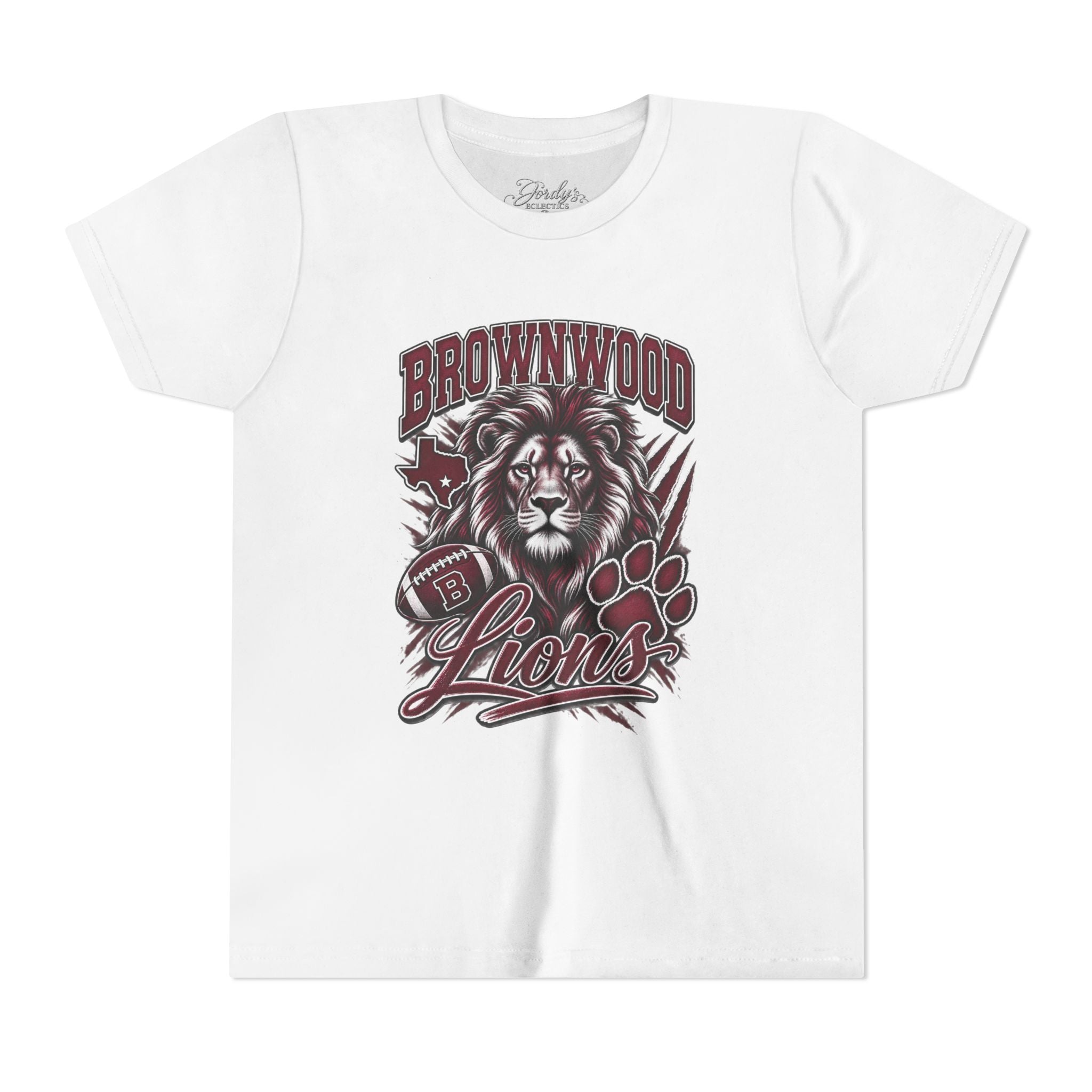 Brownwood Lions Youth Short Sleeve Tee