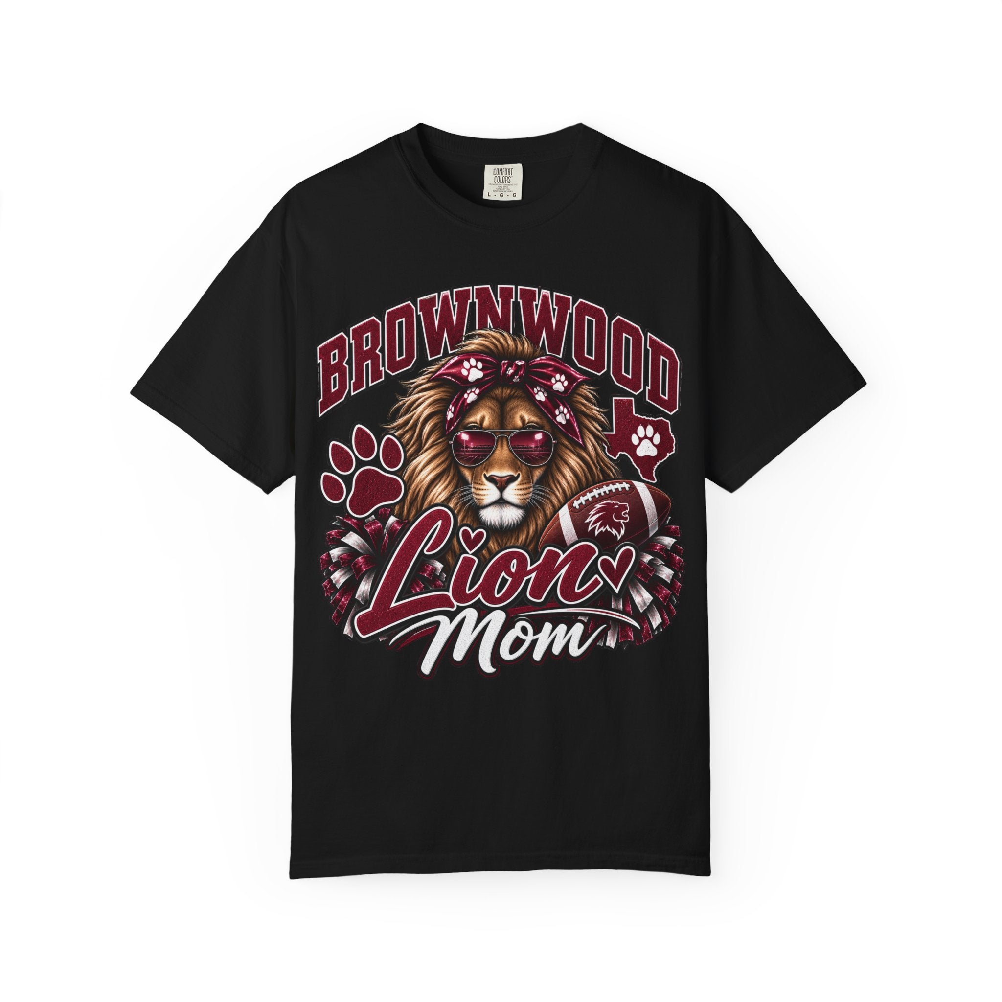 Brownwood Lions Mom T-shirt