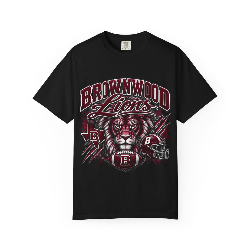 Brownwood Lions T‑Shirt — Football Lion Team Tee