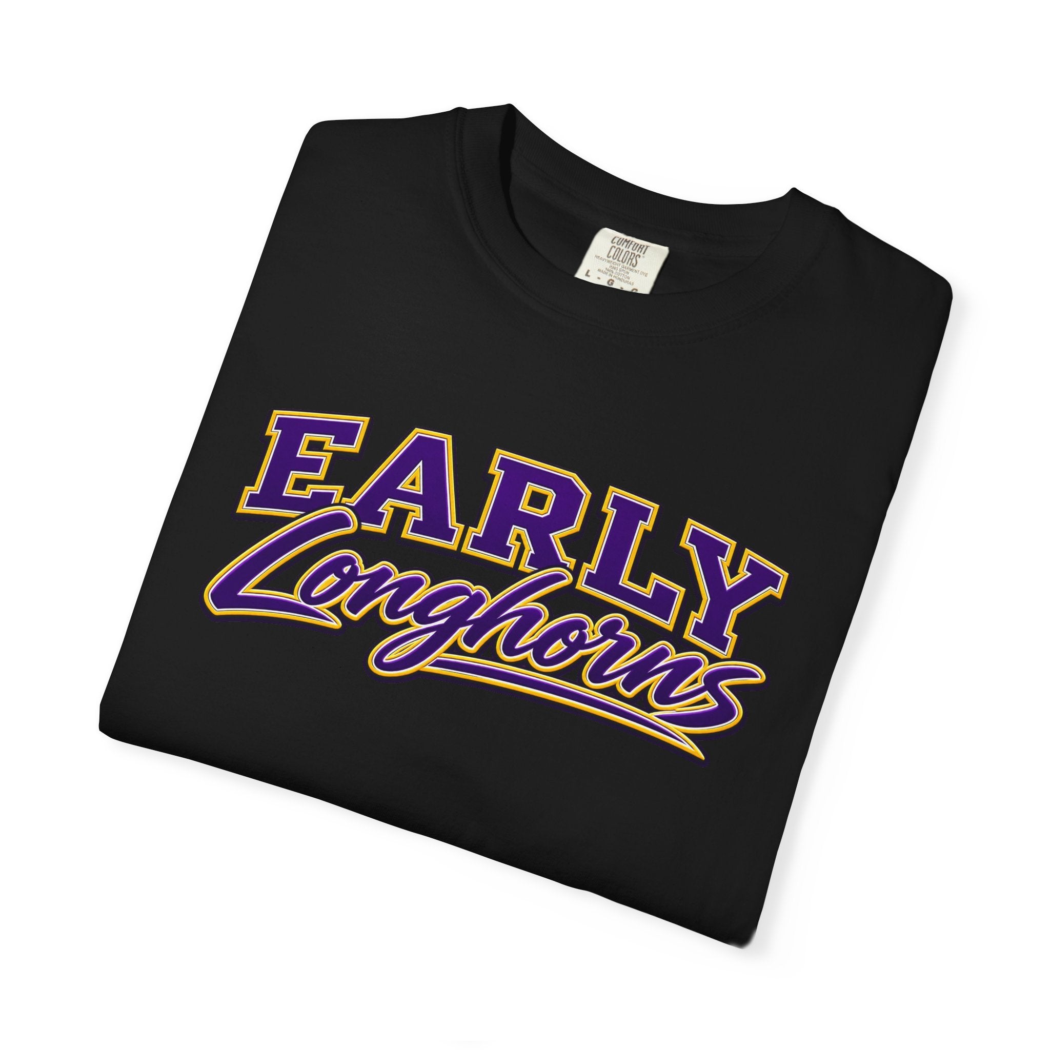 Early Longhorns T-Shirt — Family Football Back Design (EMAIL FOR A DESIGN THAT HAS YOUR NAME AND #)