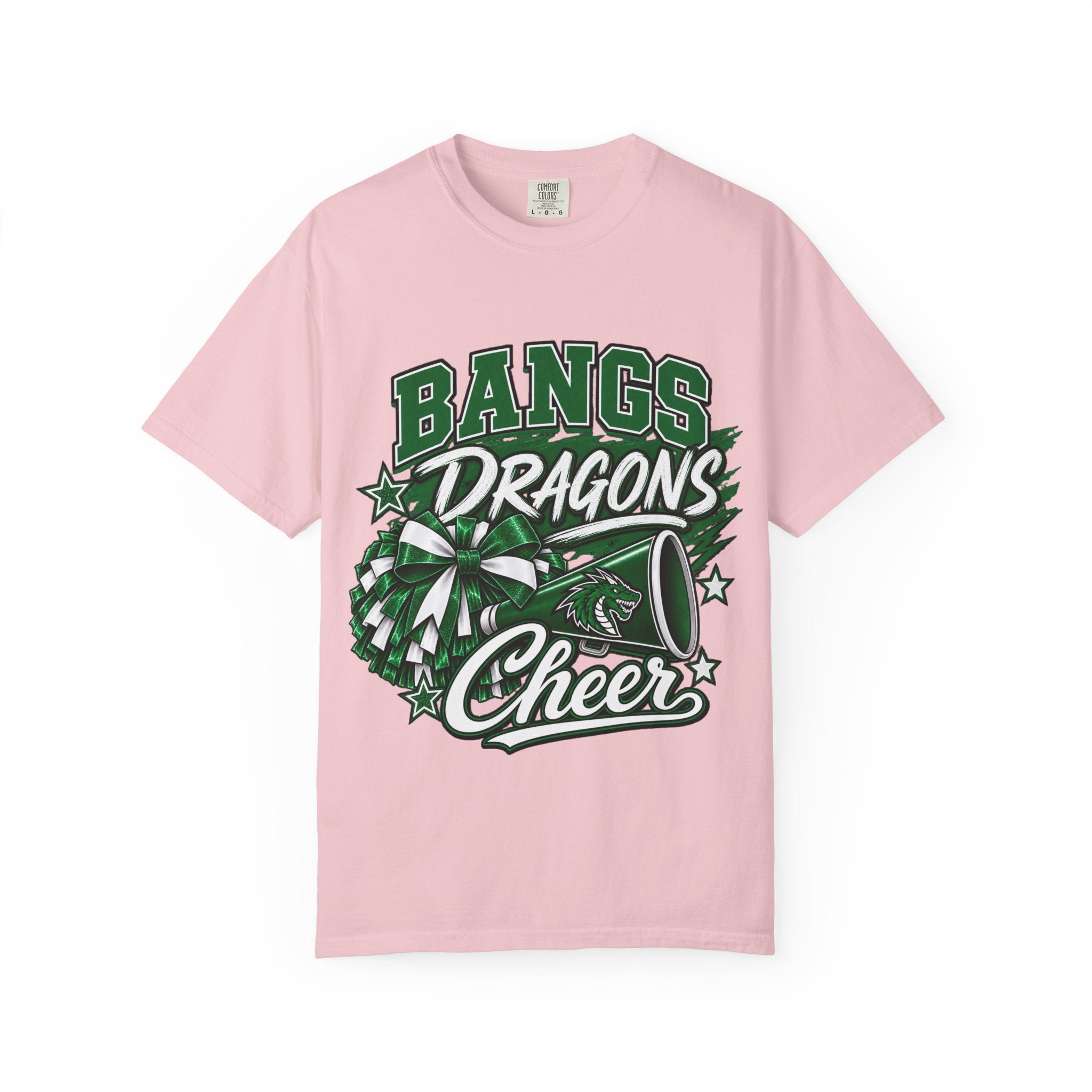 Cheer Squad T‑Shirt — “Bangs Dragons Cheer” Spirit Tee