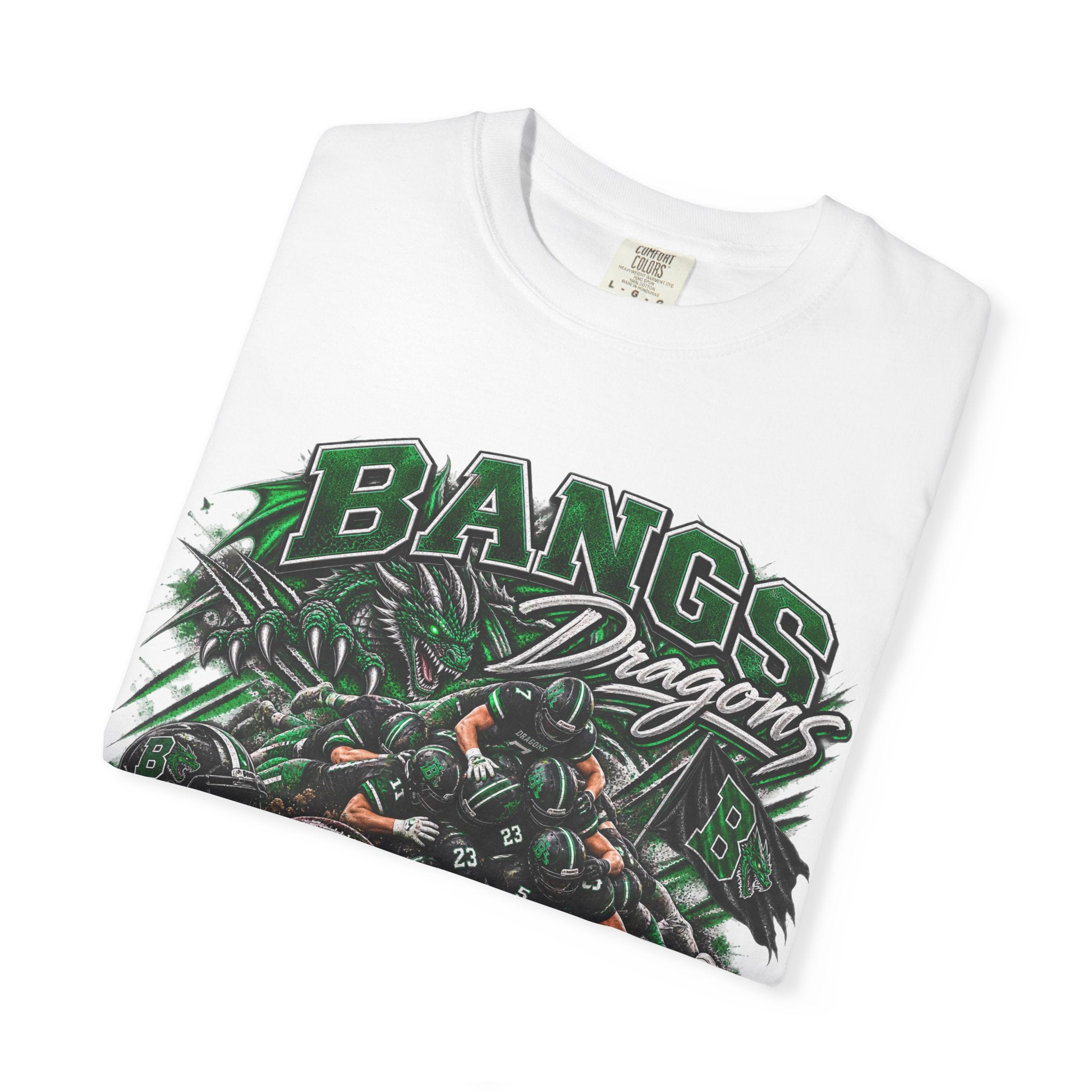Dragon Team Graphic T-Shirt — “Bangs Dragons” School Spirit Tee
