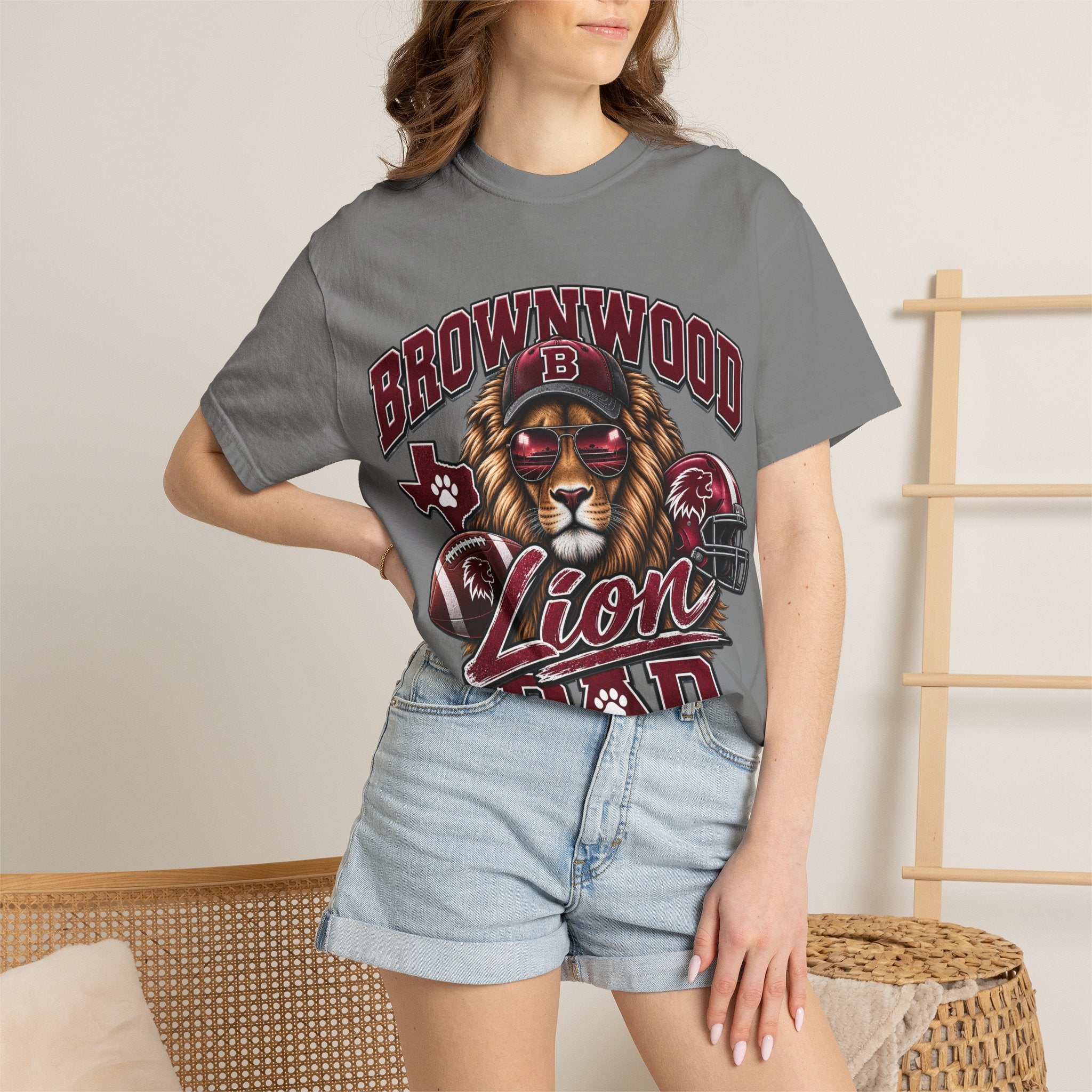 Brownwood Lion Dad T-Shirt