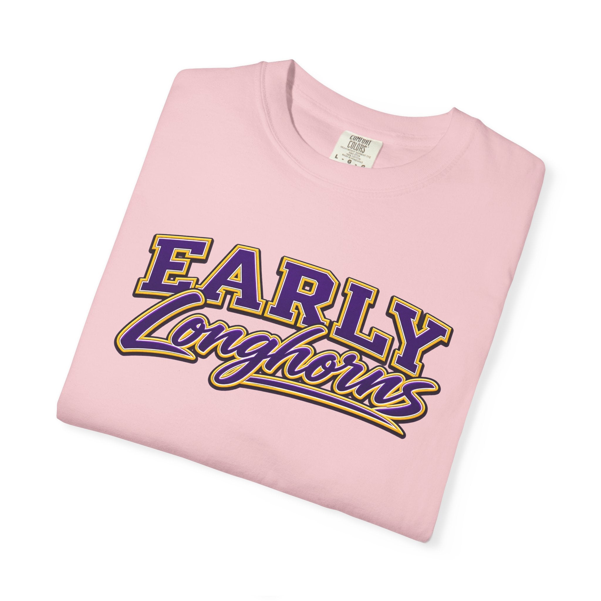 Early Longhorns T-Shirt — Family Football Back Design (EMAIL FOR A DESIGN THAT HAS YOUR NAME AND #)