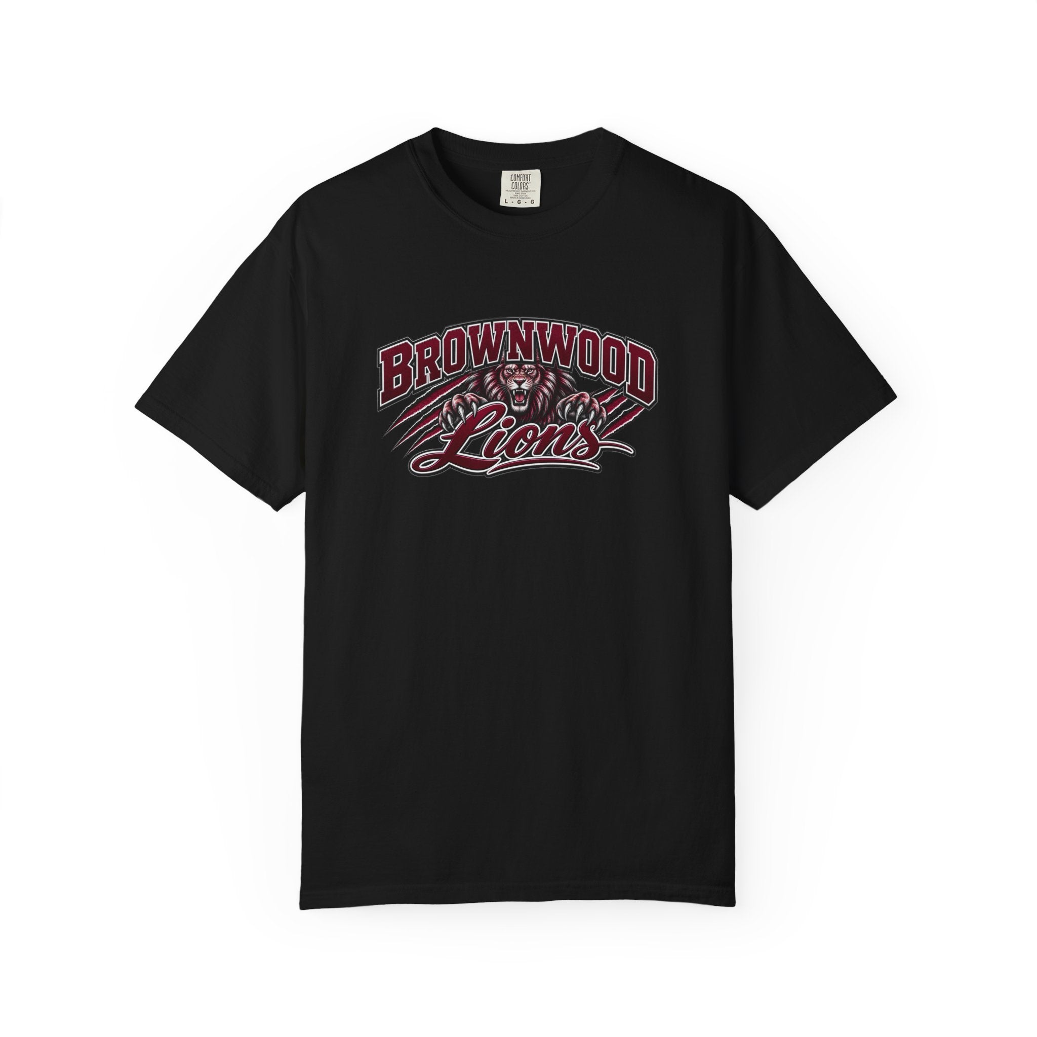 Brownwood Lions T-Shirt — High School Football Family Game Day Tee (EMAIL FOR YOUR OWN DESIGN W/NAME AND #)