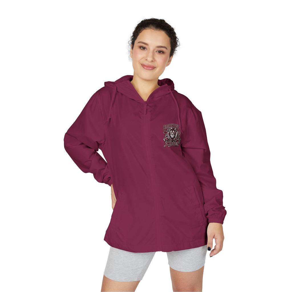 Brownwood Lions Unisex Full-Zip Windbreaker Jacket