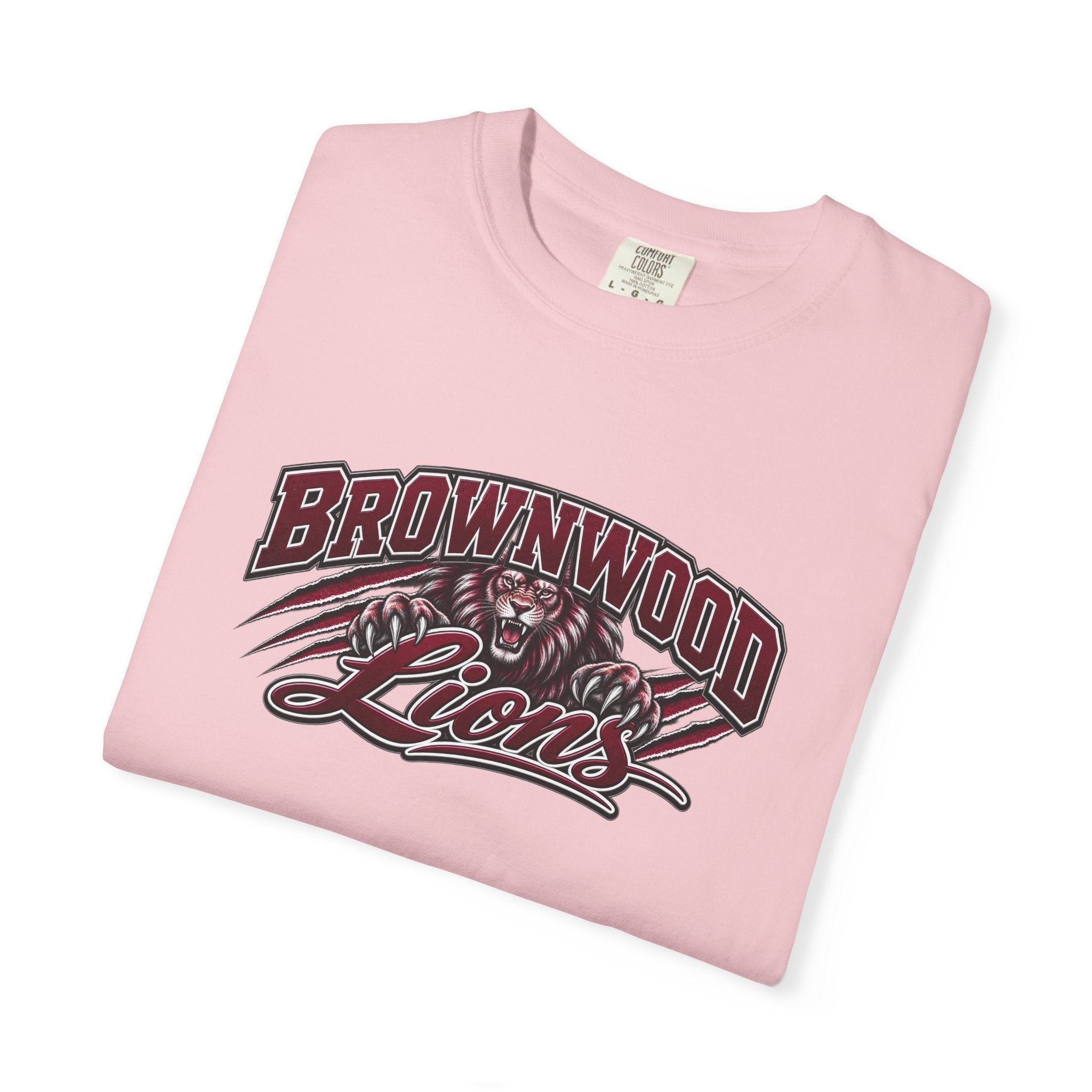 Brownwood Lions T-Shirt — High School Football Family Game Day Tee (EMAIL FOR YOUR OWN DESIGN W/NAME AND #)