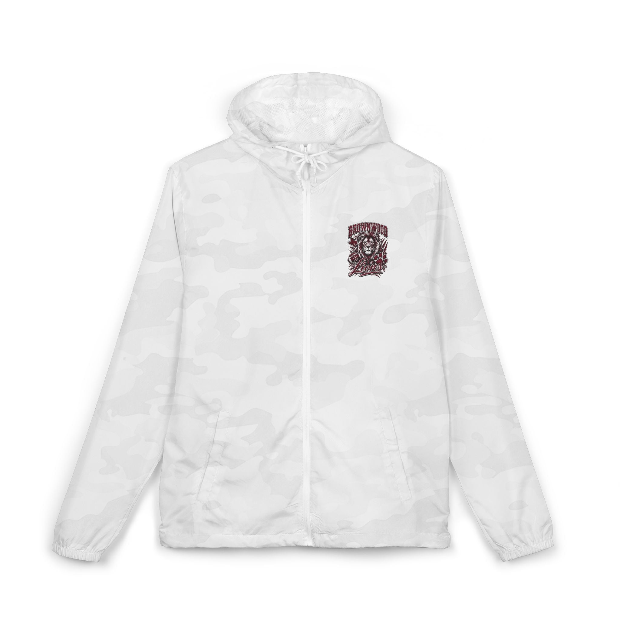 Brownwood Lions Unisex Full-Zip Windbreaker Jacket