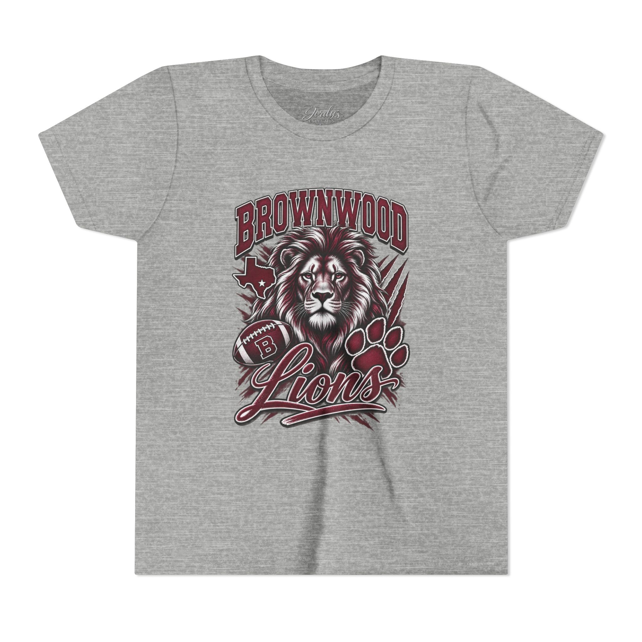 Brownwood Lions Youth Short Sleeve Tee