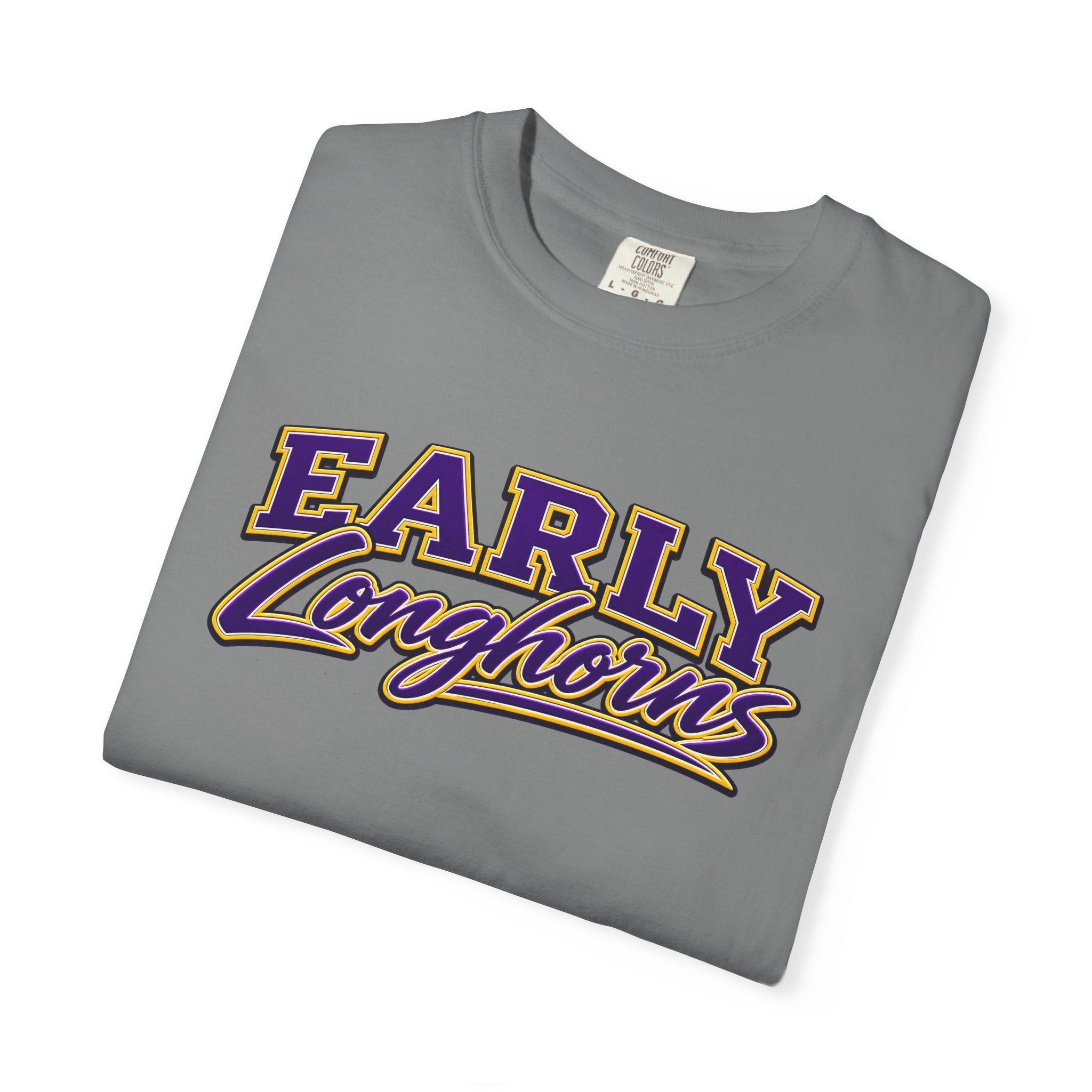 Early Longhorns T-Shirt — Family Football Back Design (EMAIL FOR A DESIGN THAT HAS YOUR NAME AND #)
