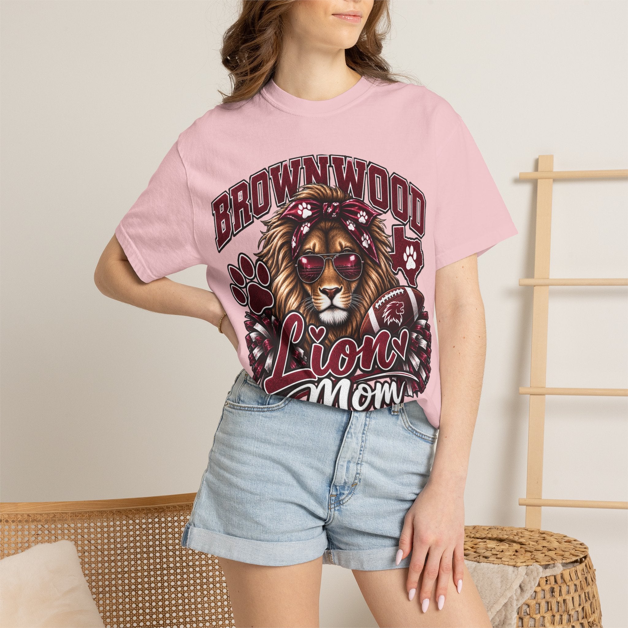 Brownwood Lions Mom T-shirt