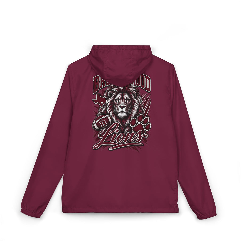 Brownwood Lions Unisex Full-Zip Windbreaker Jacket
