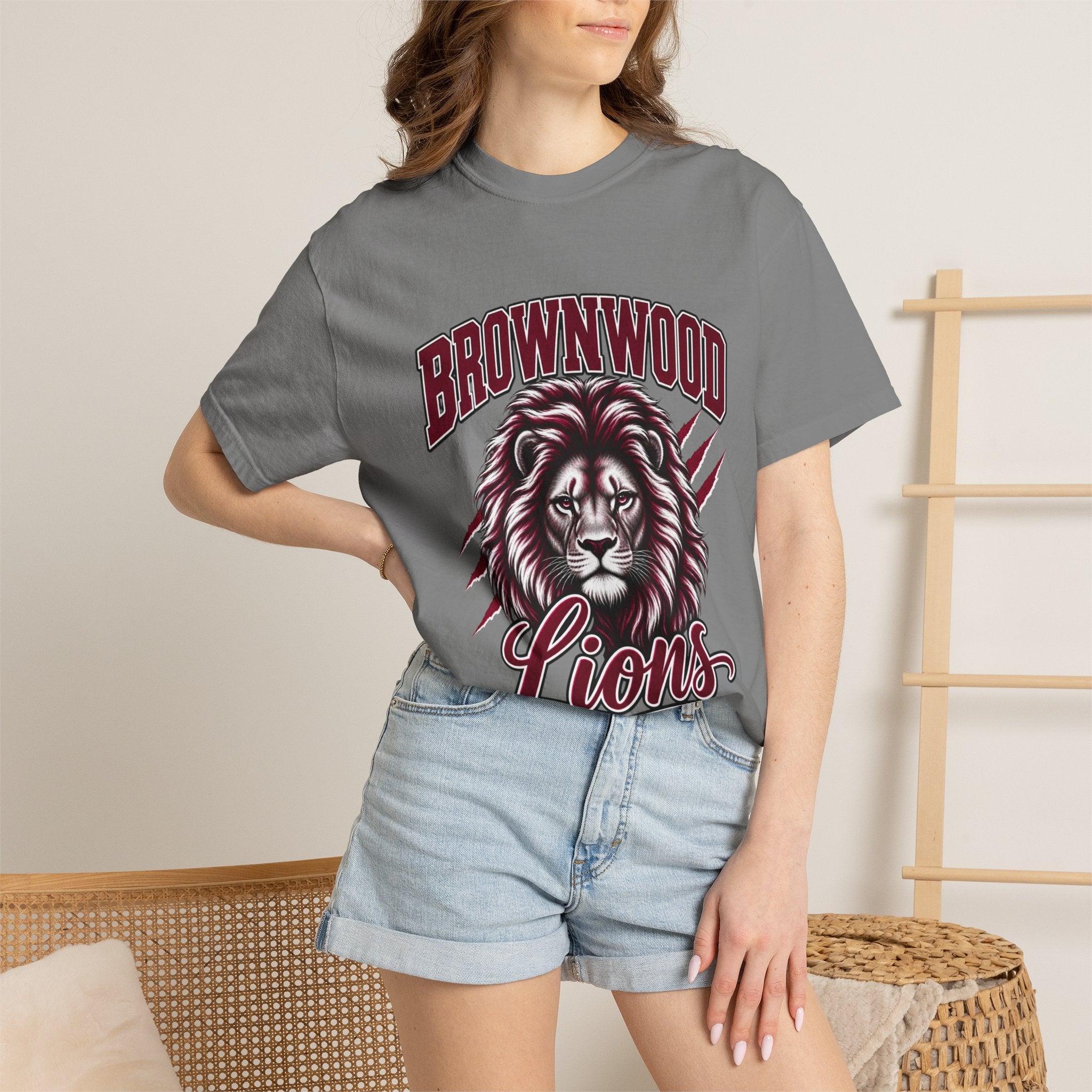 Brownwood Lions T-Shirt – Lion Mascot School Spirit Tee