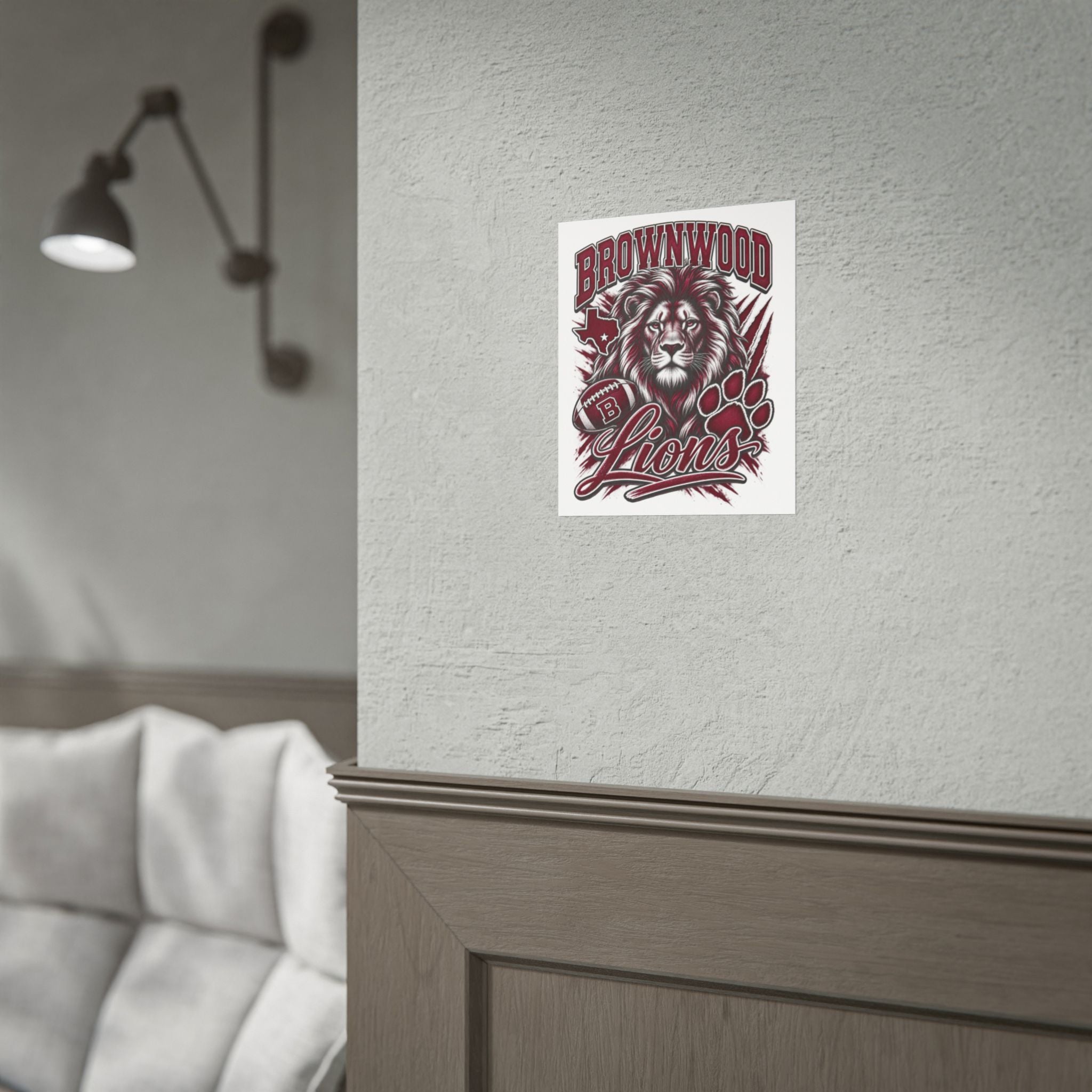 Brownwood Lions Rolled Posters
