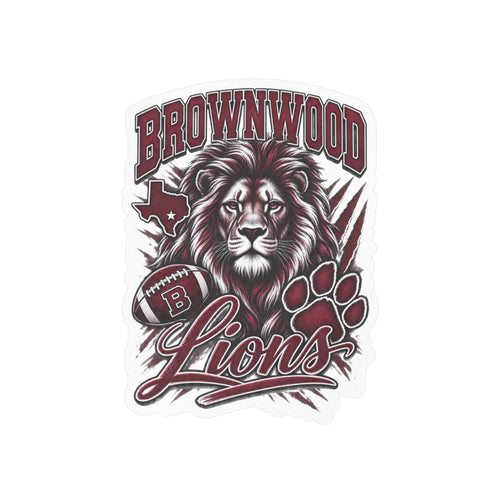 Brownwood Lions Kiss-Cut Vinyl Decals