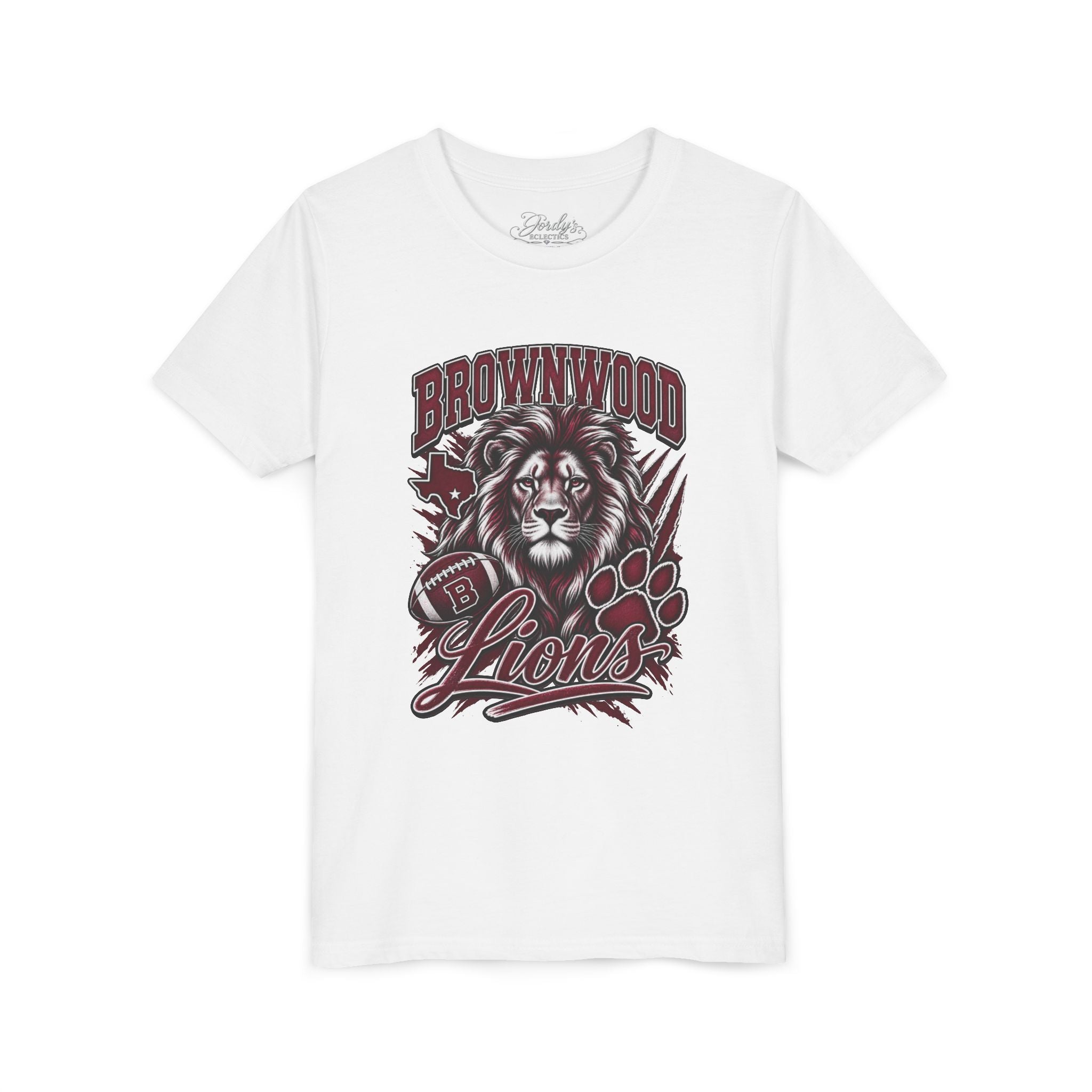 Brownwood Lions Youth Short Sleeve Tee