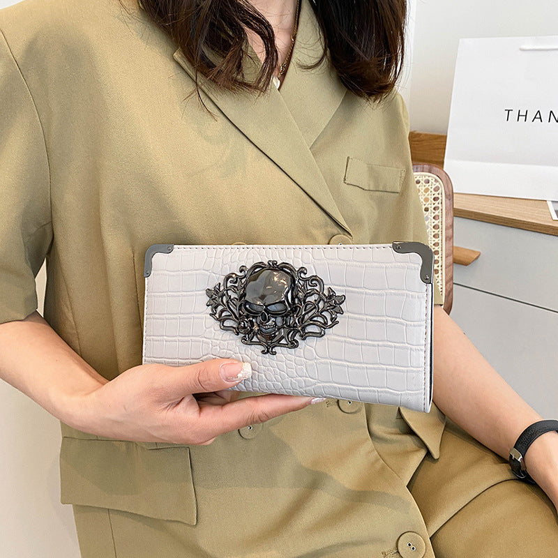 Skull Pattern PU Women's Wallet