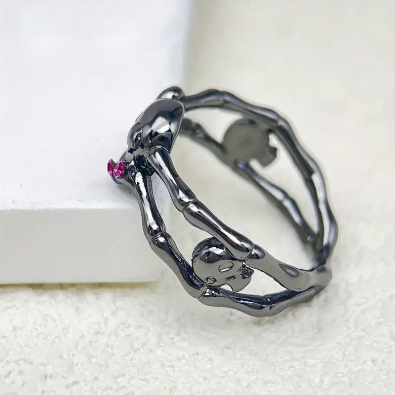 Skull Diamond Ring