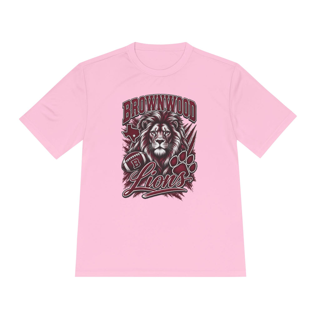 Brownwood Lions Unisex Moisture Wicking Tee