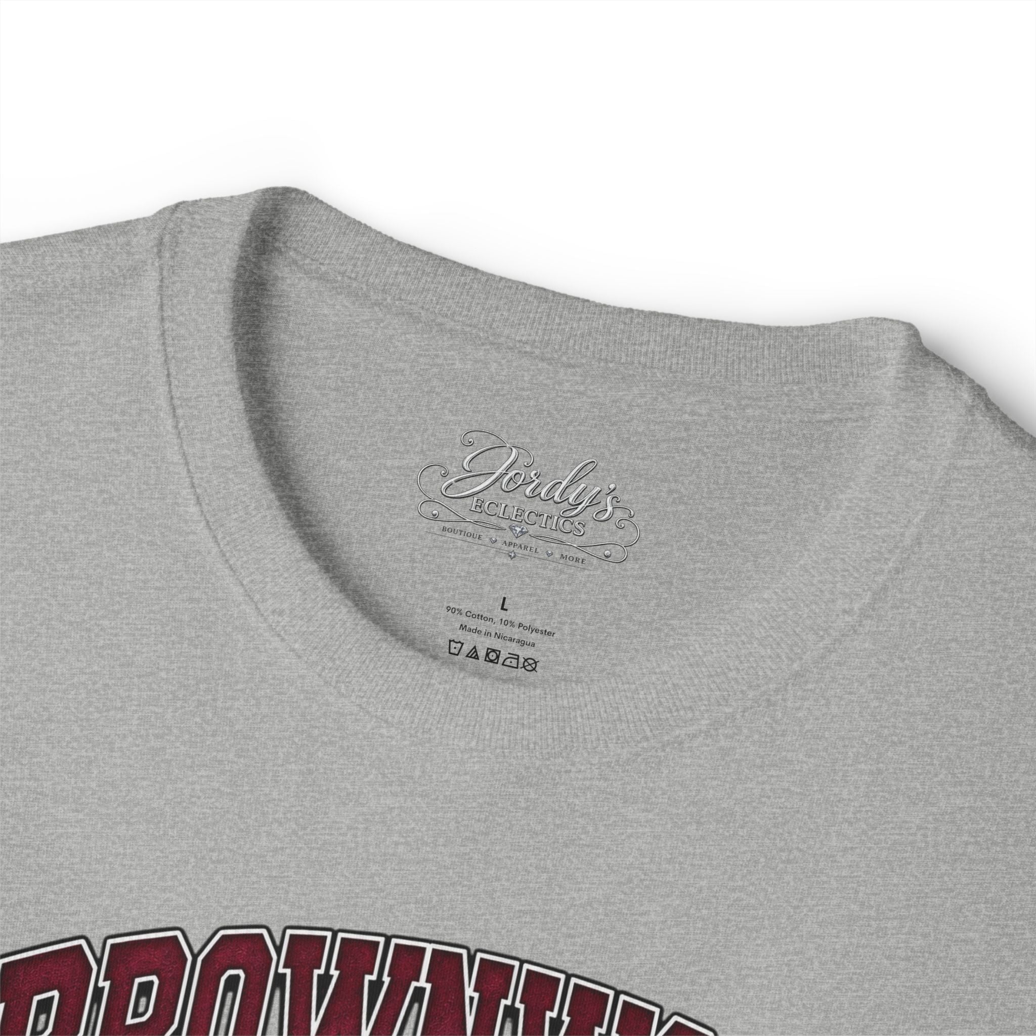 Brownwood Lions Unisex Graphic T-Shirt – Maroon & White