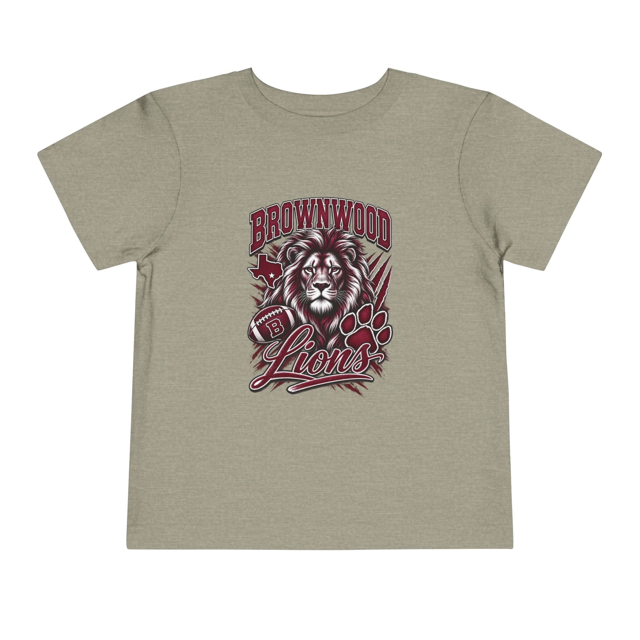 Brownwood Lions Toddler Short Sleeve Tee