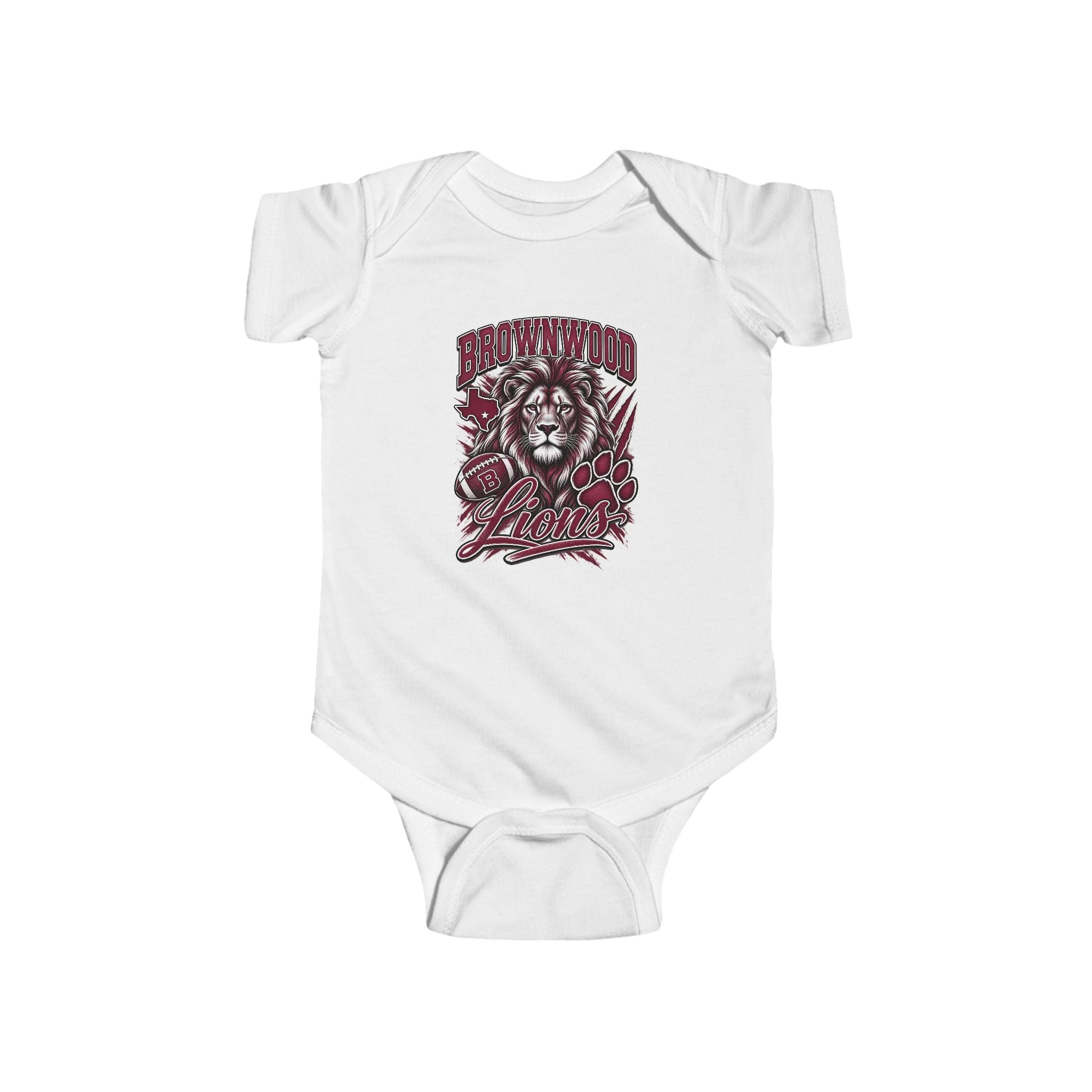 Brownwood Lions Infant Fine Jersey Bodysuit