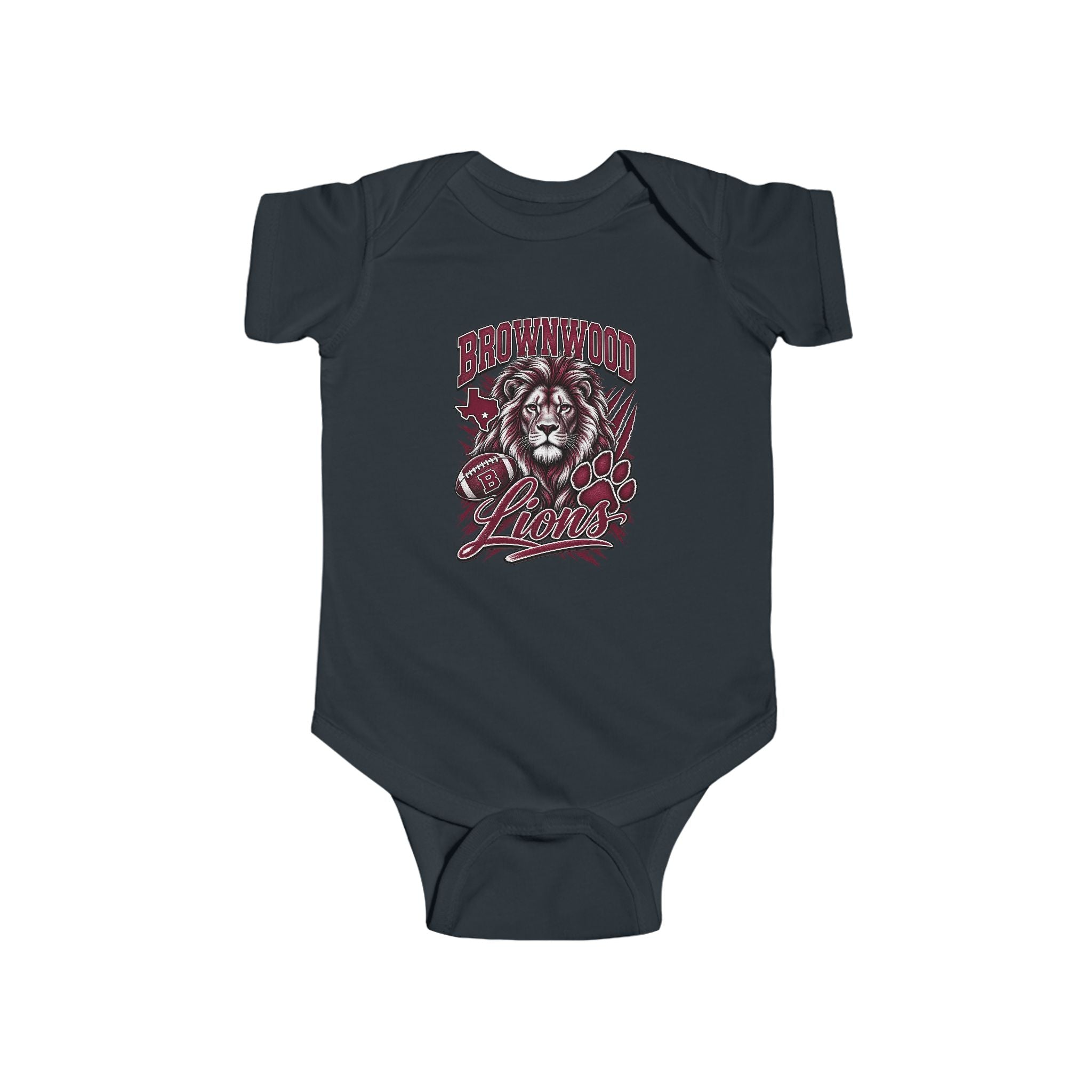 Brownwood Lions Infant Fine Jersey Bodysuit