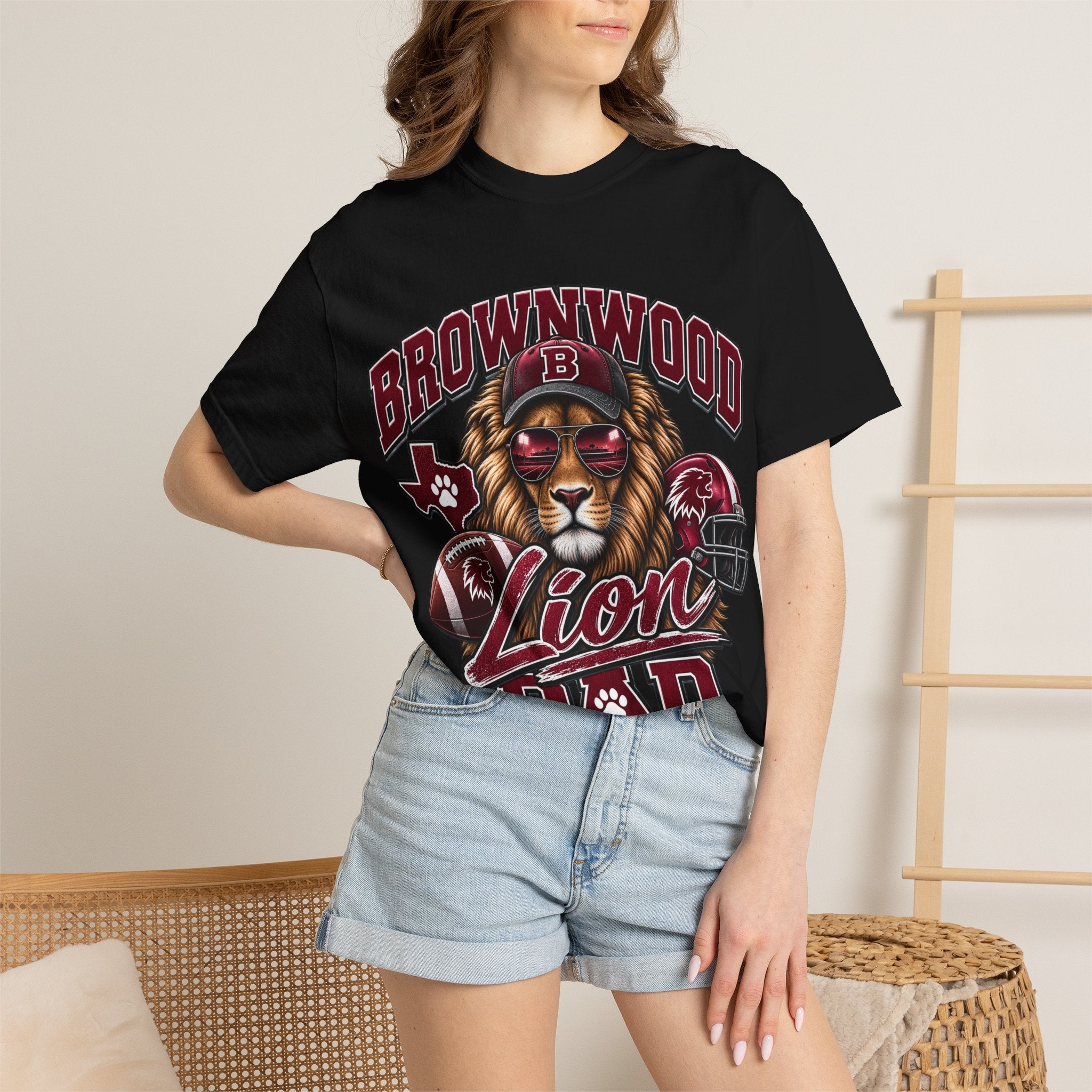 Brownwood Lion Dad T-Shirt