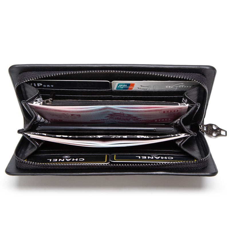Skull Design PU Coin Purse and Card Holder