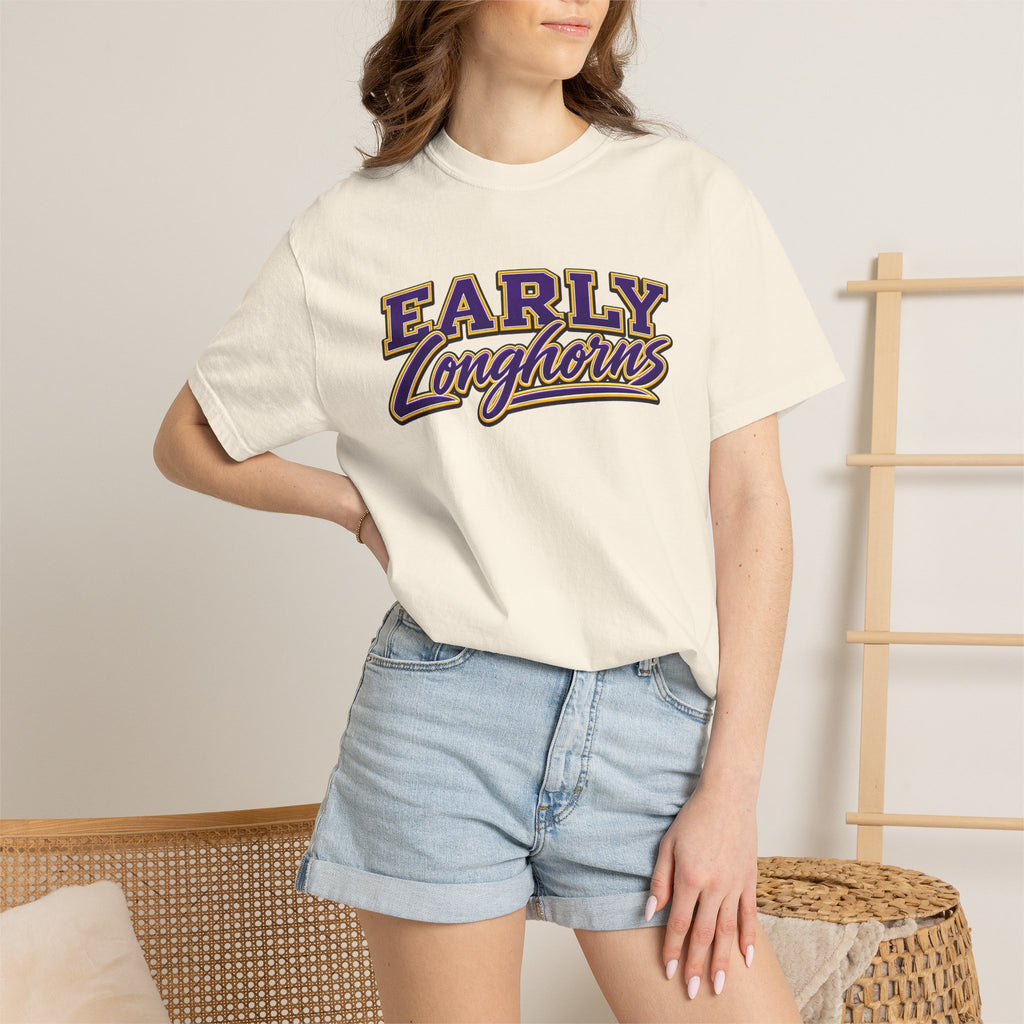Early Longhorns T-Shirt — Family Football Back Design (EMAIL FOR A DESIGN THAT HAS YOUR NAME AND #)