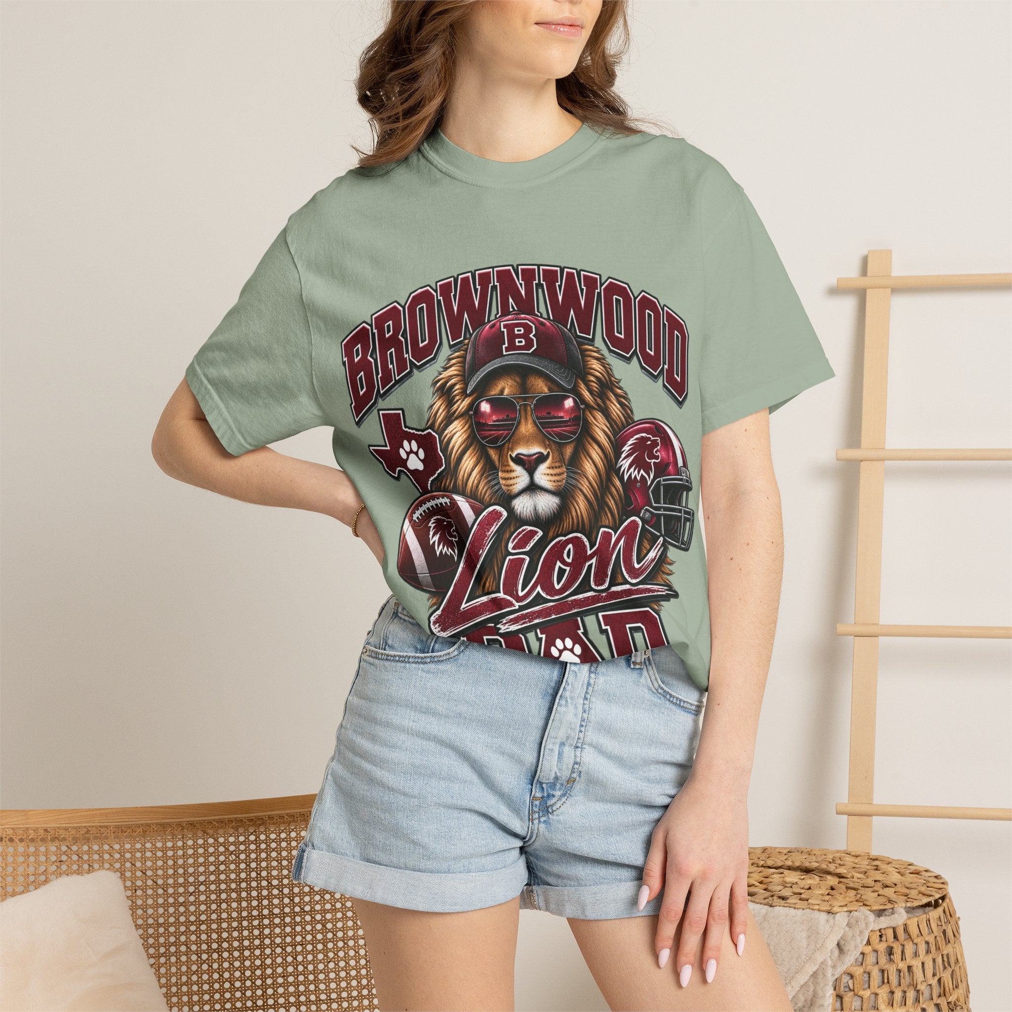 Brownwood Lion Dad T-Shirt