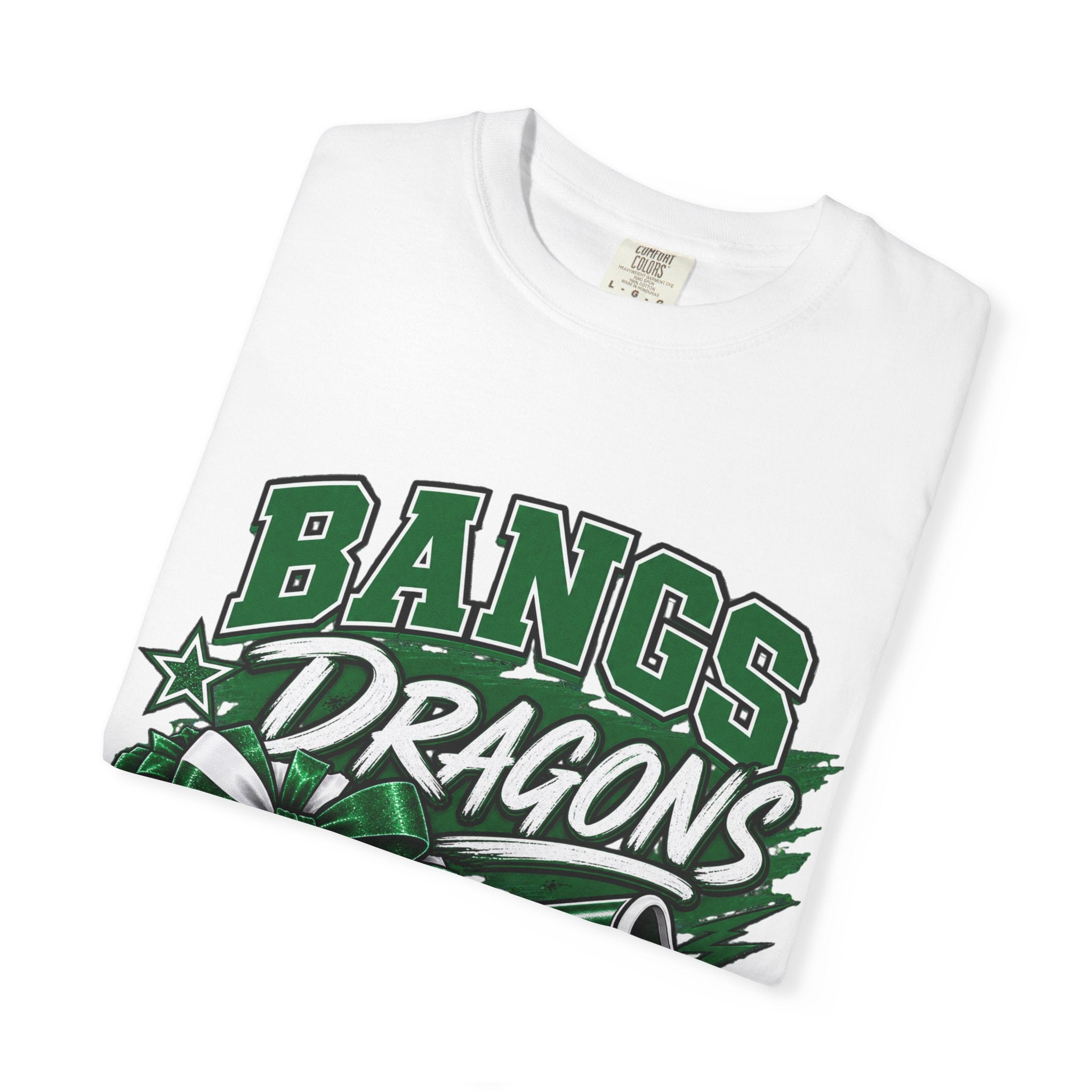Cheer Squad T‑Shirt — “Bangs Dragons Cheer” Spirit Tee