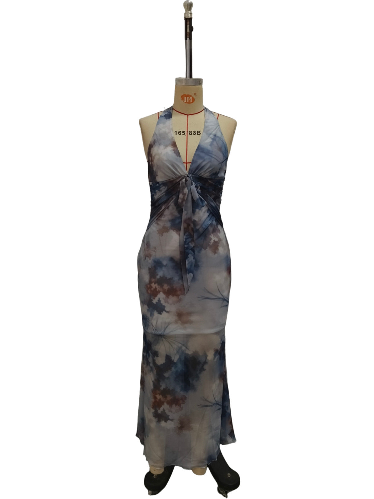 Floral V-Neck Sleeveless Dress
