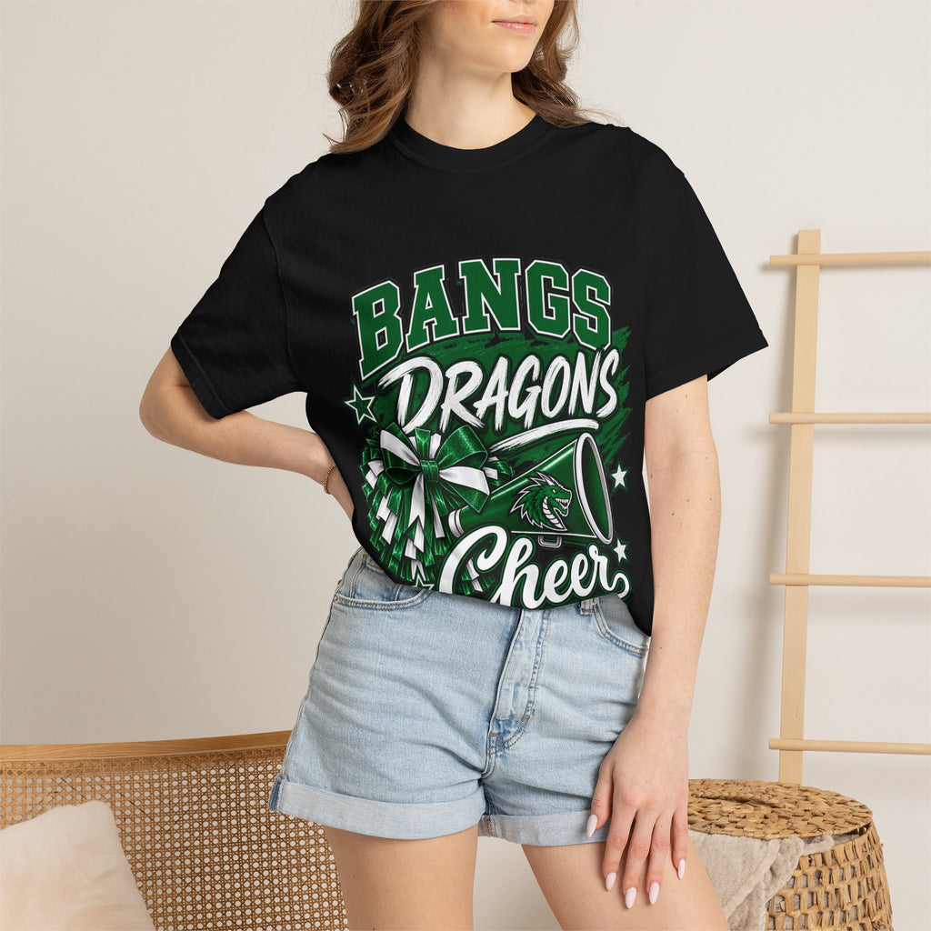Cheer Squad T‑Shirt — “Bangs Dragons Cheer” Spirit Tee