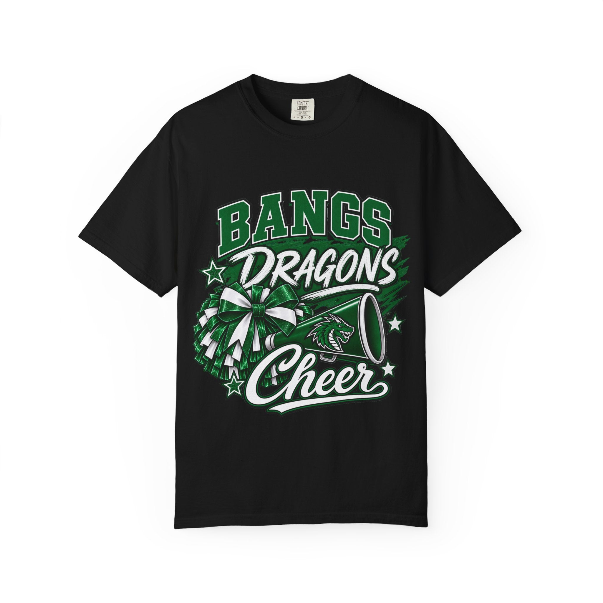 Cheer Squad T‑Shirt — “Bangs Dragons Cheer” Spirit Tee