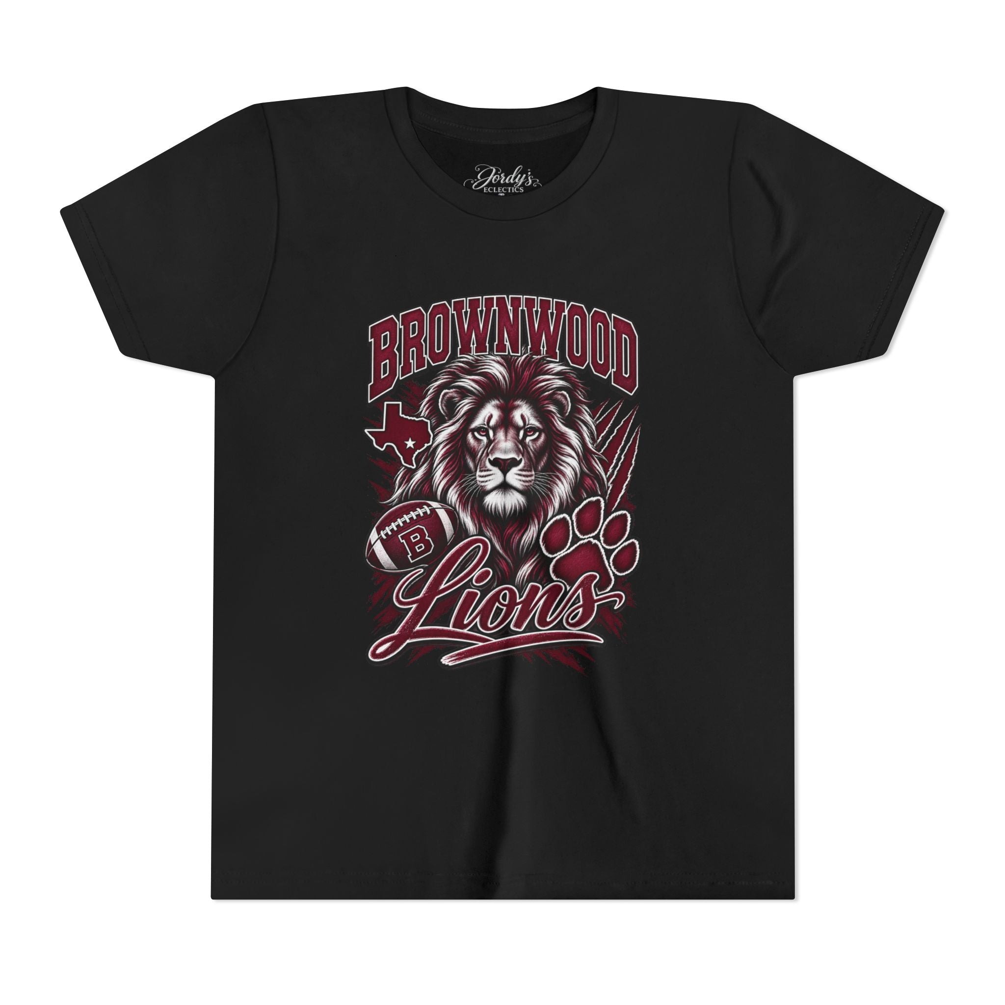 Brownwood Lions Youth Short Sleeve Tee