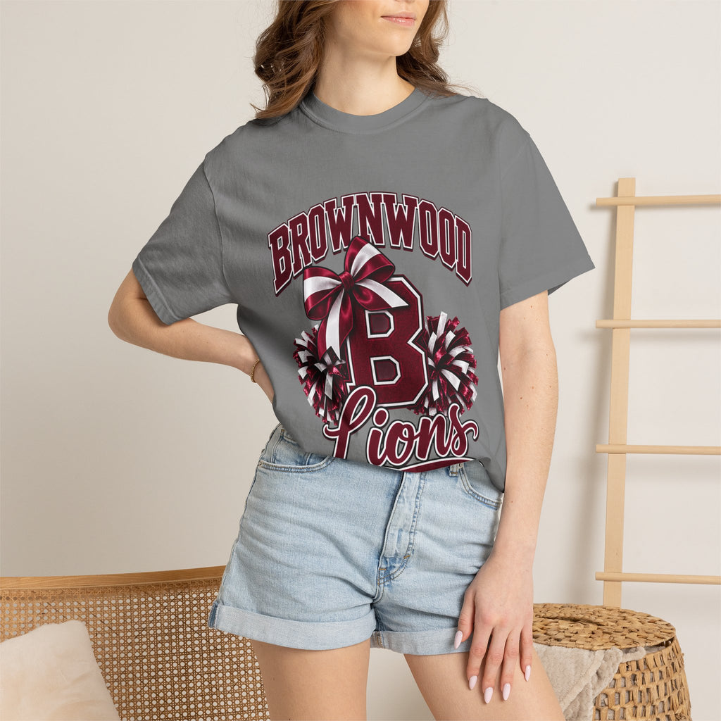 Brownwood Lions Cheer Graphic T-Shirt